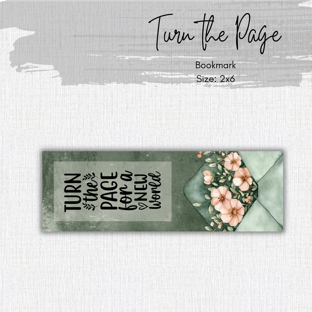 Paper Bookmark - Sage Meadows
