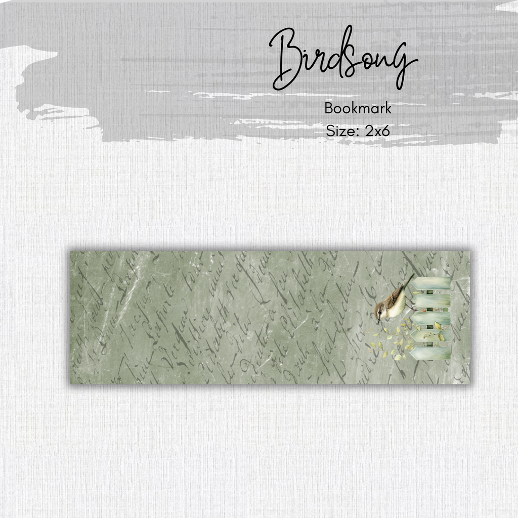 Paper Bookmark - Sage Meadows