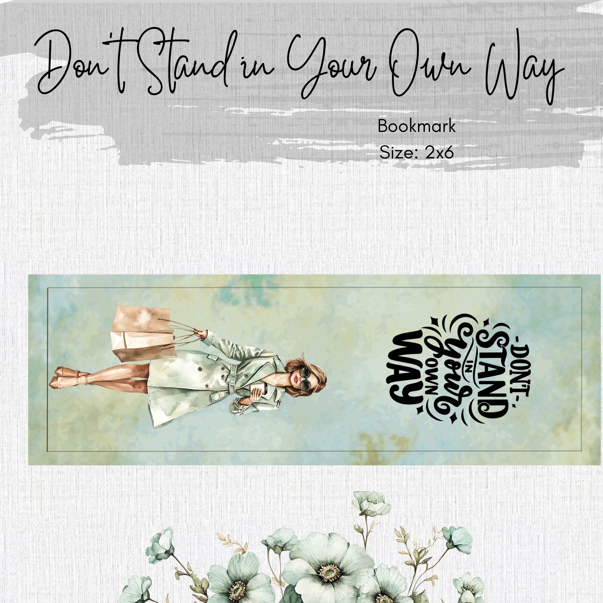 Paper Bookmark - Shopping