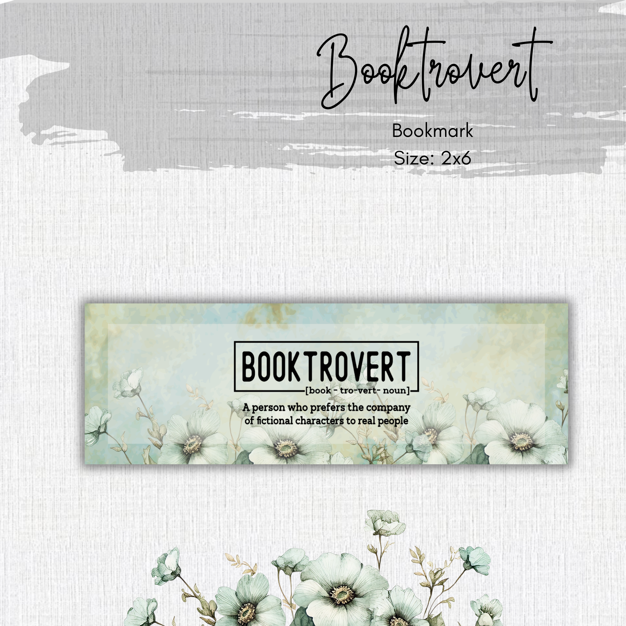 Paper Bookmark - Shopping