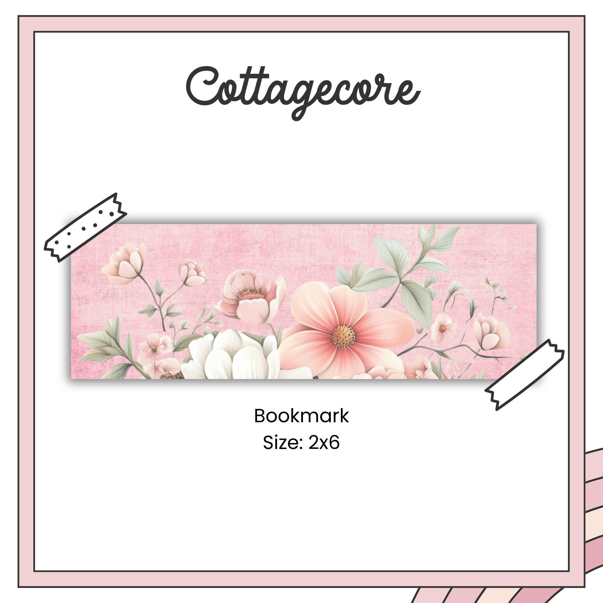 Paper Bookmark - Cottagecore Kitchen