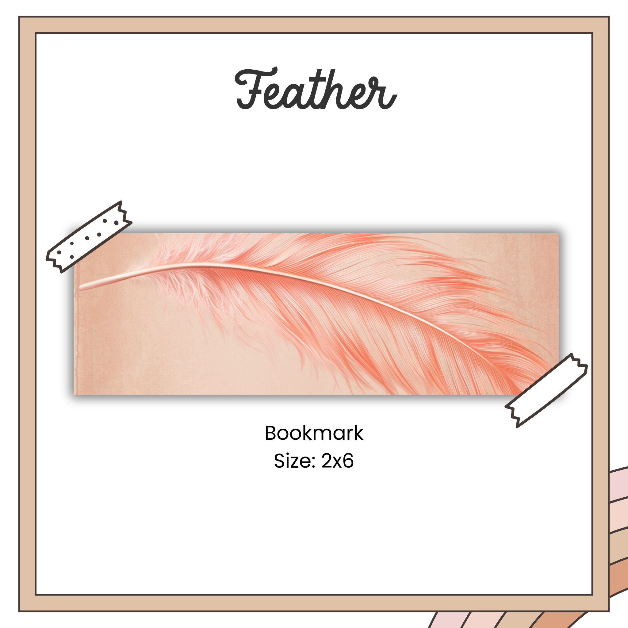 Paper Bookmark - Paradise