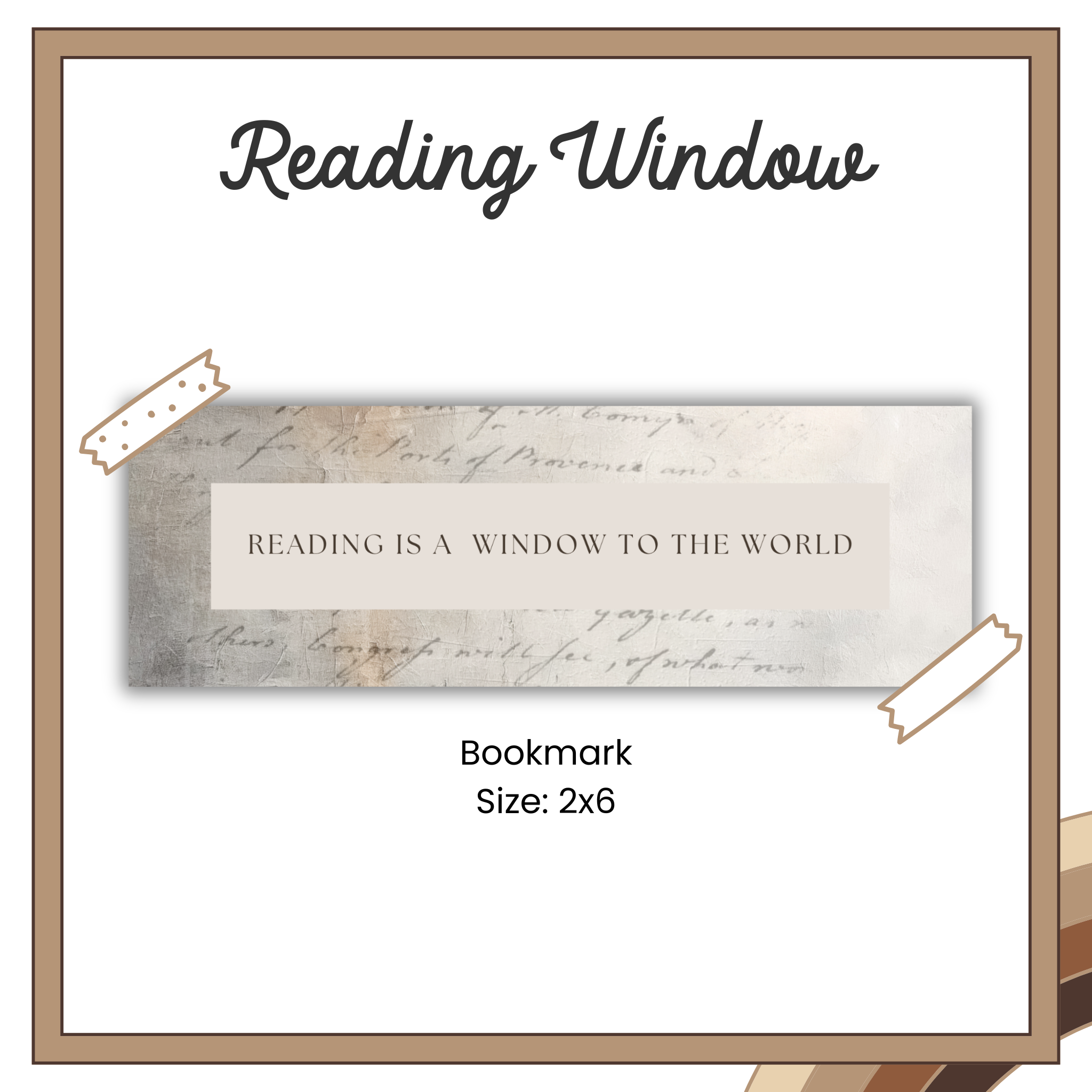 Paper Bookmark - Bookish Collection