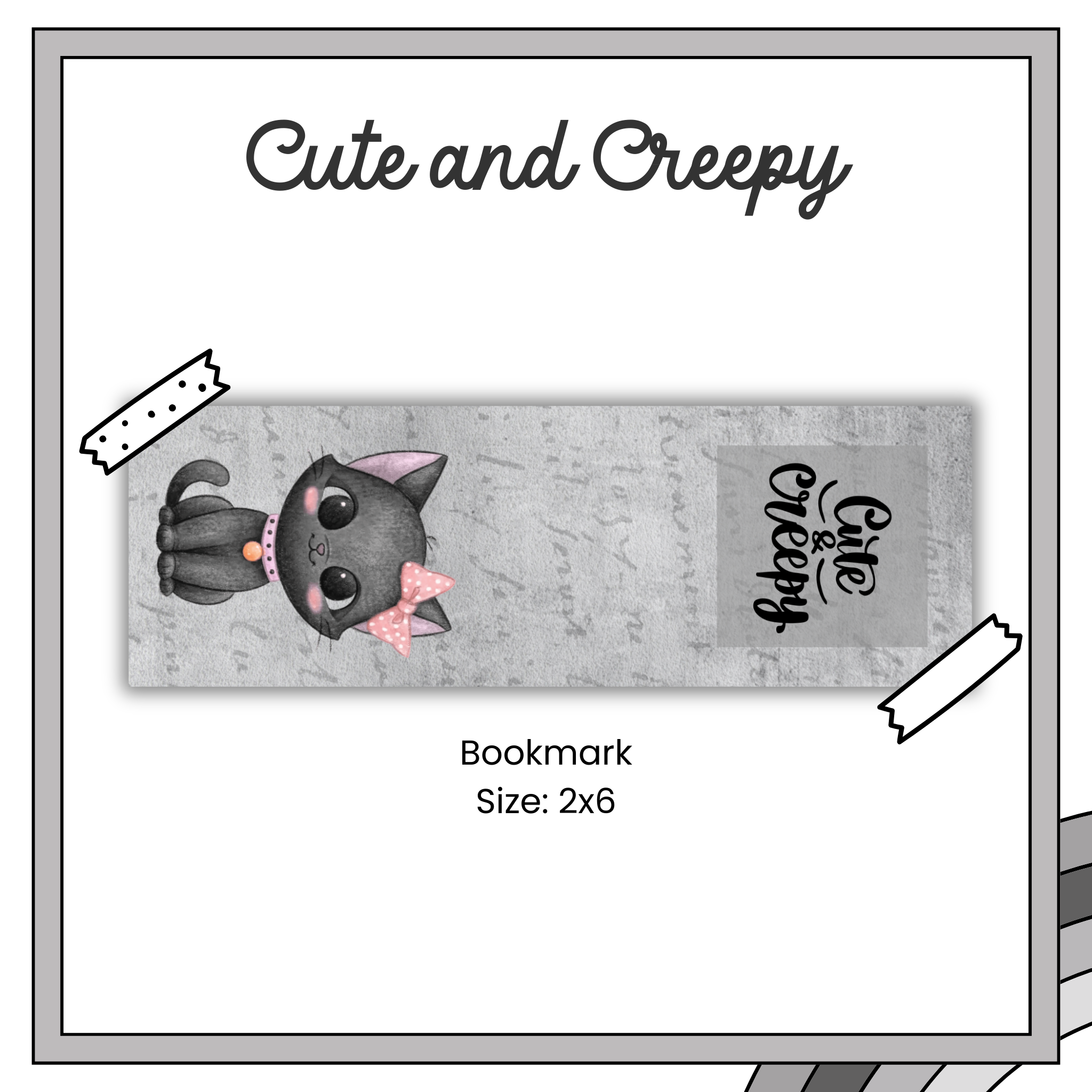 Paper Bookmark - Boo Crew