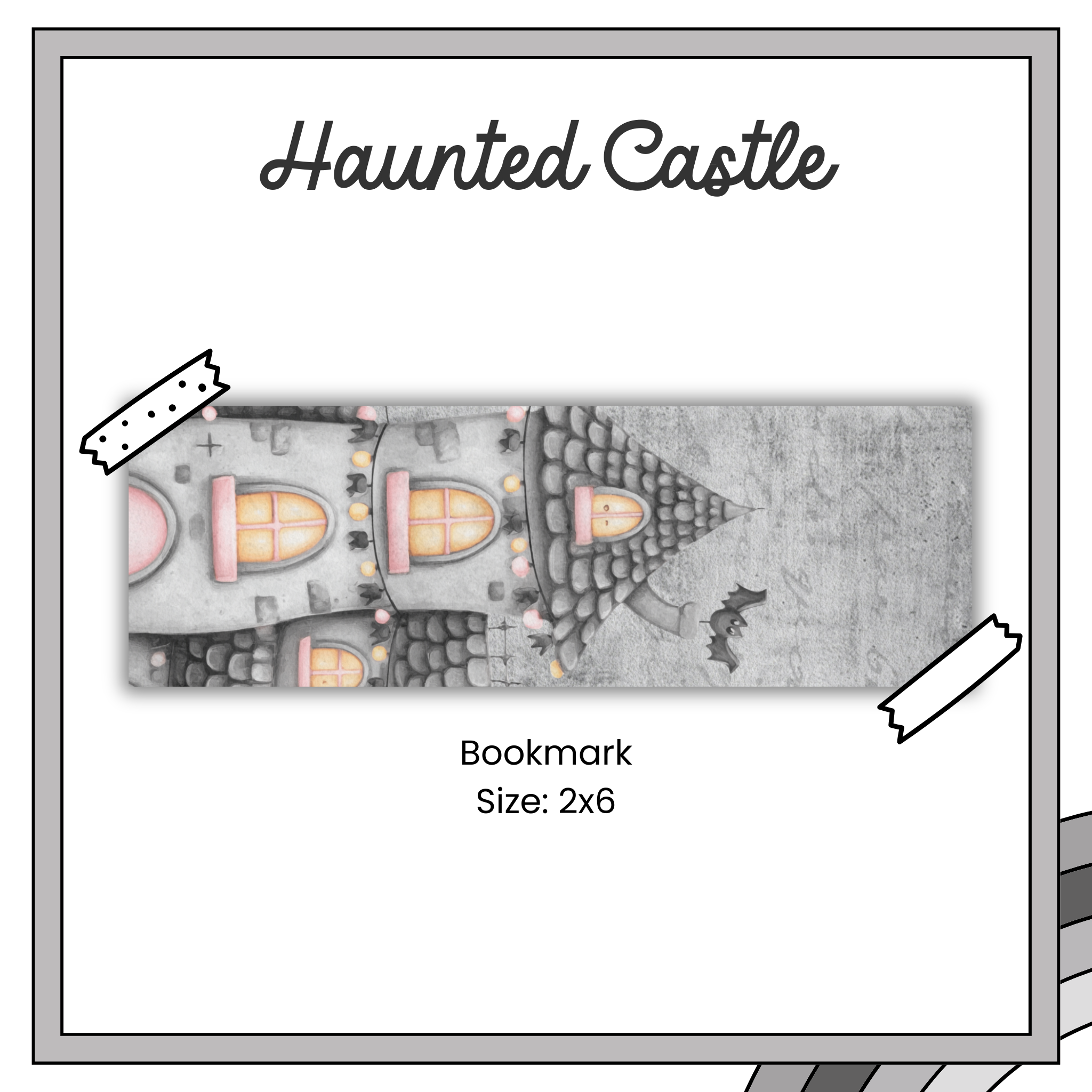 Paper Bookmark - Boo Crew