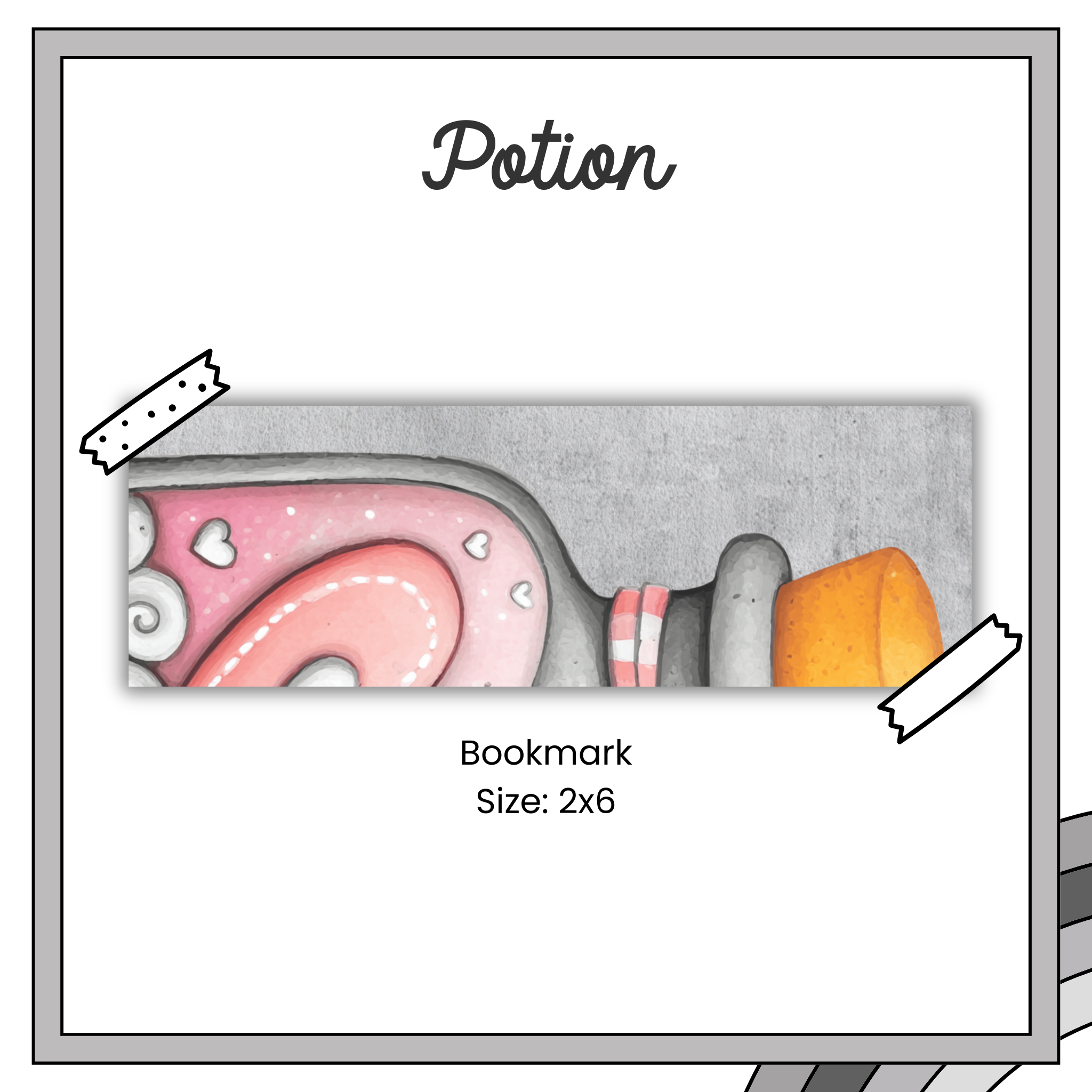 Paper Bookmark - Boo Crew