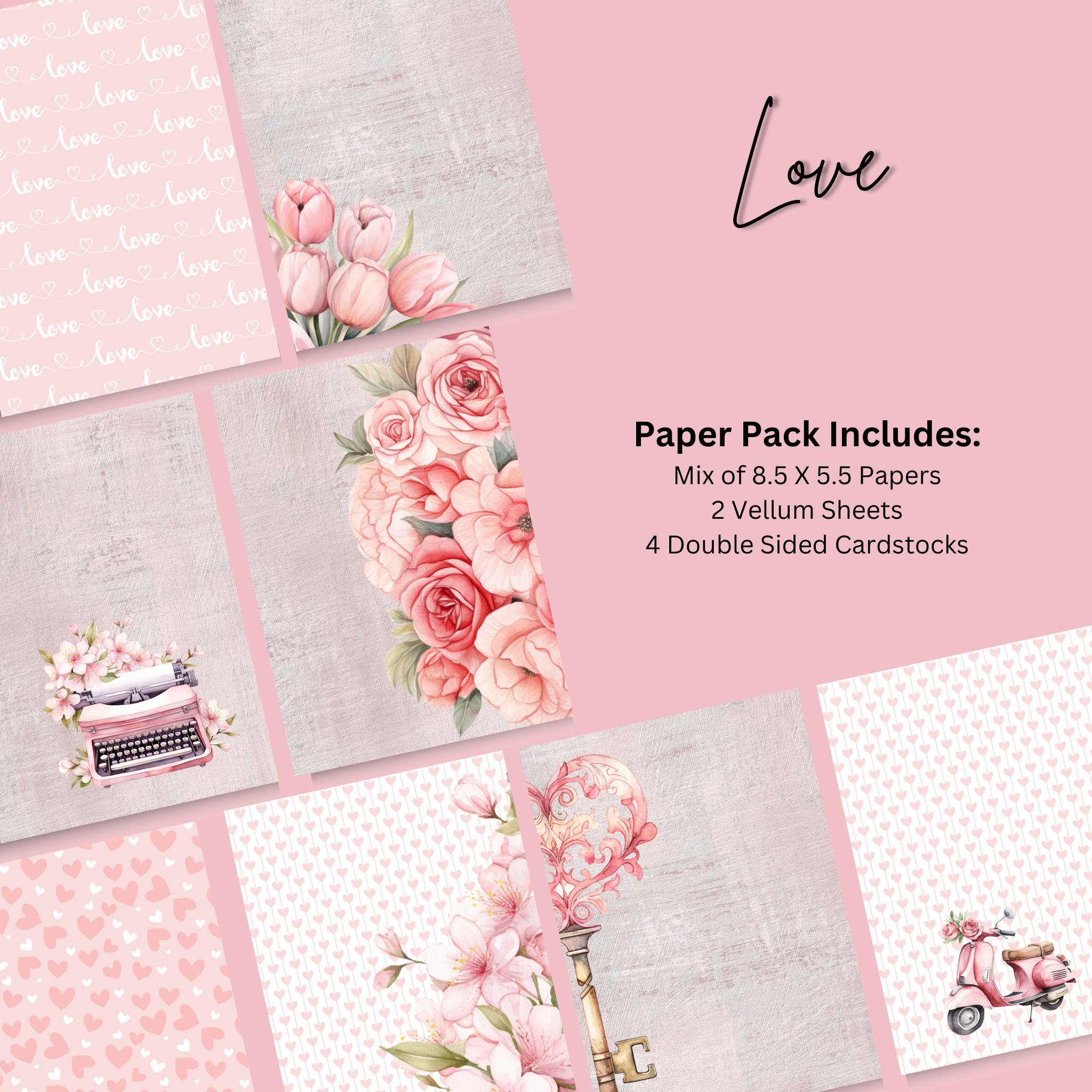 Paper Pack - Love
