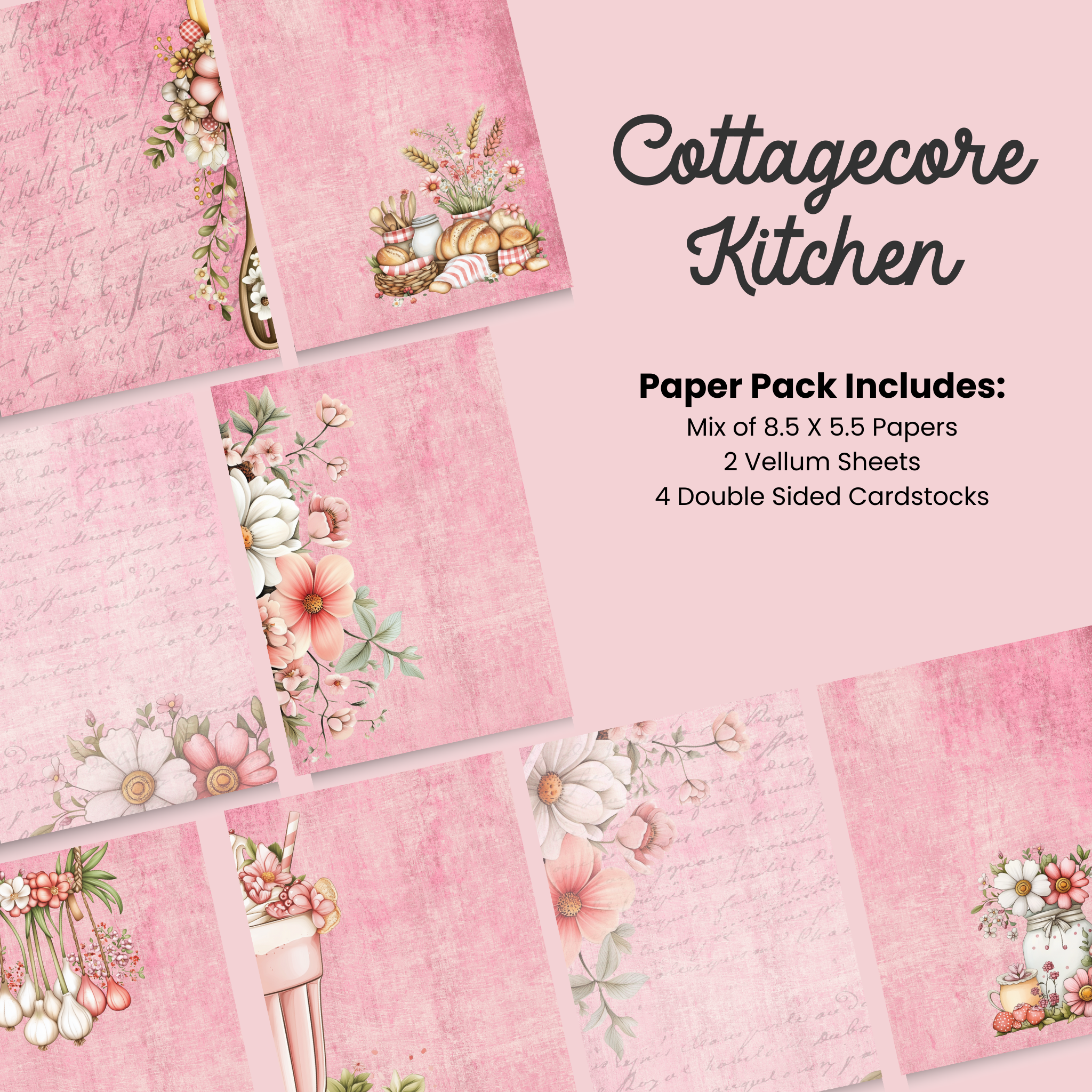 Paper Pack - Cottagecore Kitchen