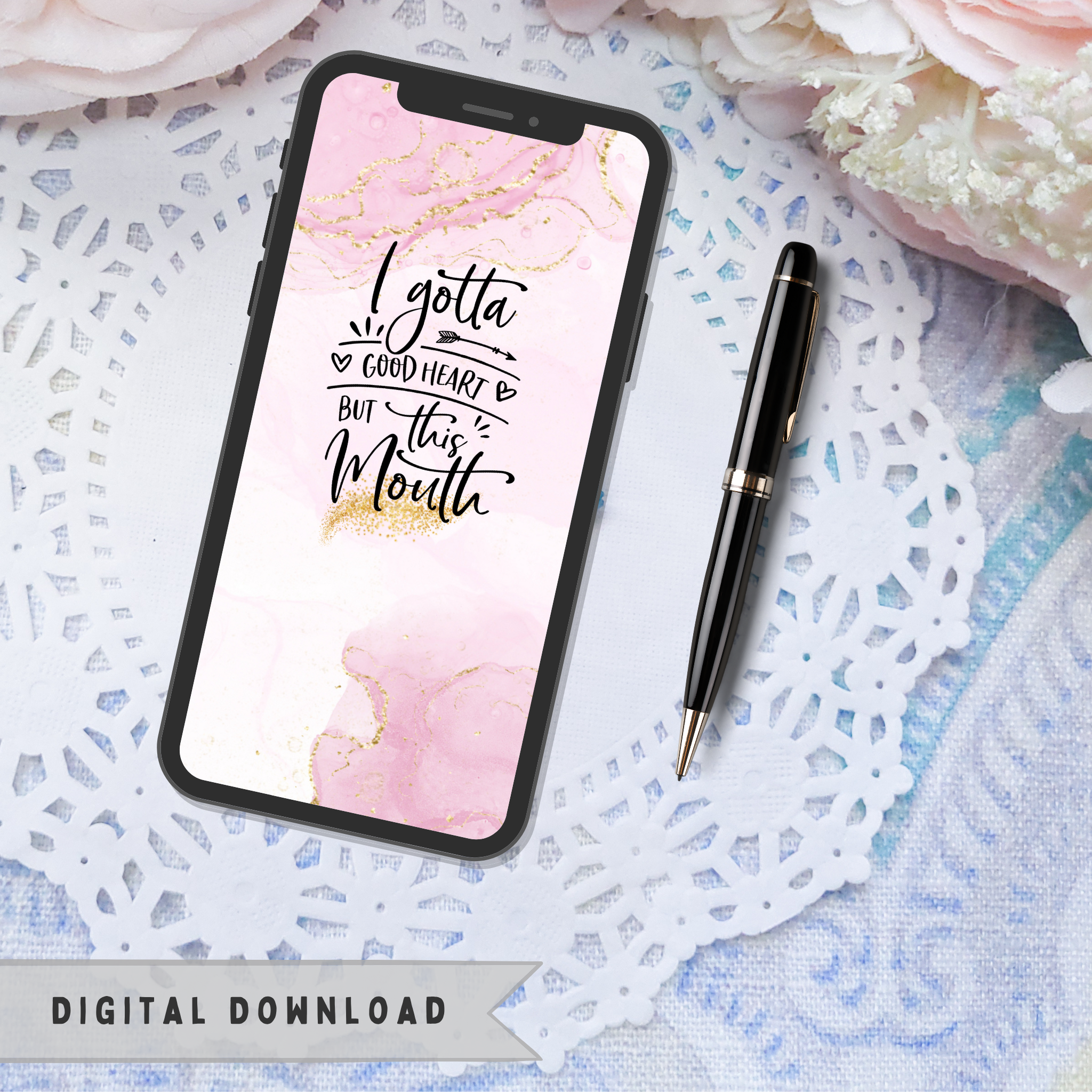 Phone Wallpaper - I Gotta Good Heart