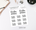 Quarter Sheet Planner Stickers - Monday Should Be Optional 2