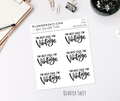 Quarter Sheet Planner Stickers - I'm Not Old...I'm Vintage