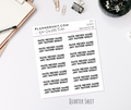 Quarter Sheet Planner Stickers - Hate Never Made Any Nation Great