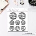 Quarter Sheet Planner Stickers - Strong Women