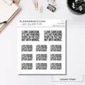 Quarter Sheet Planner Stickers - I Love Sarcasm