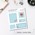 Quarter Sheet Planner Stickers - Flutter Stamps