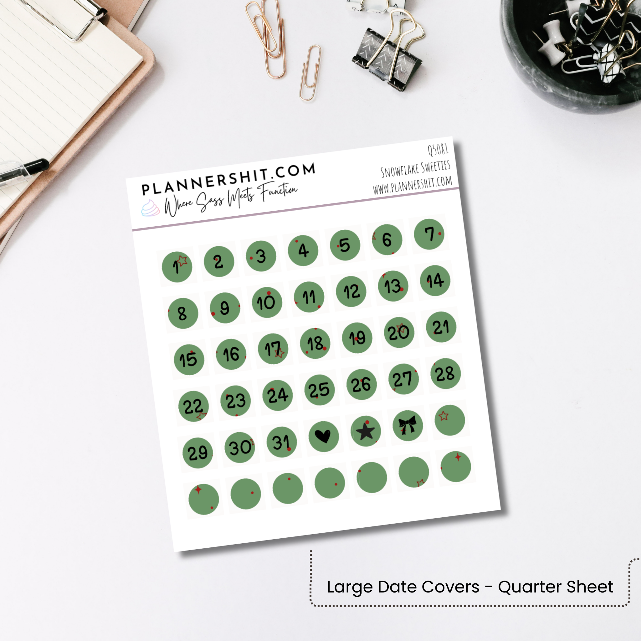 Snowflake Sweeties (Journaling)