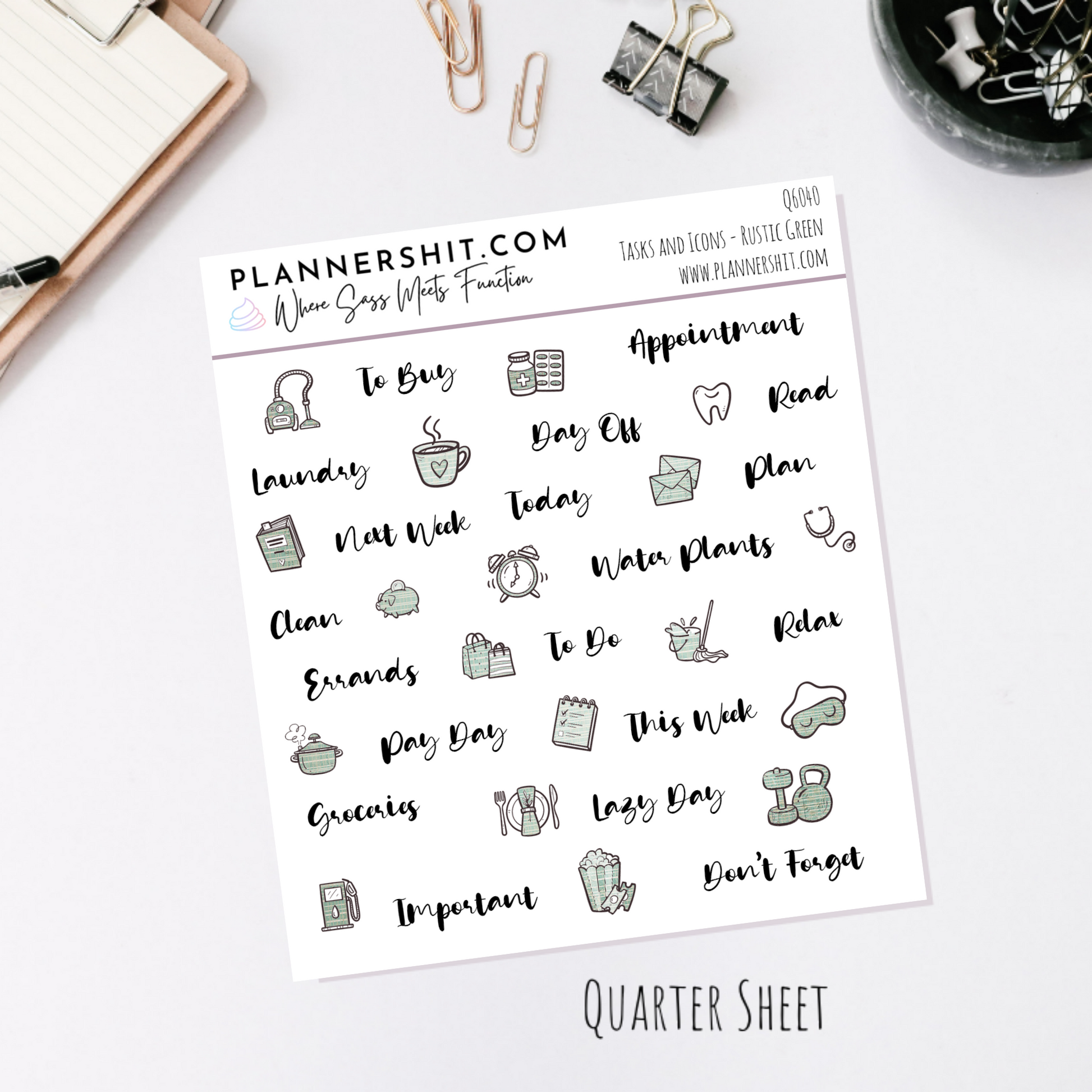 Rustic Green (Watercolor Essentials)
