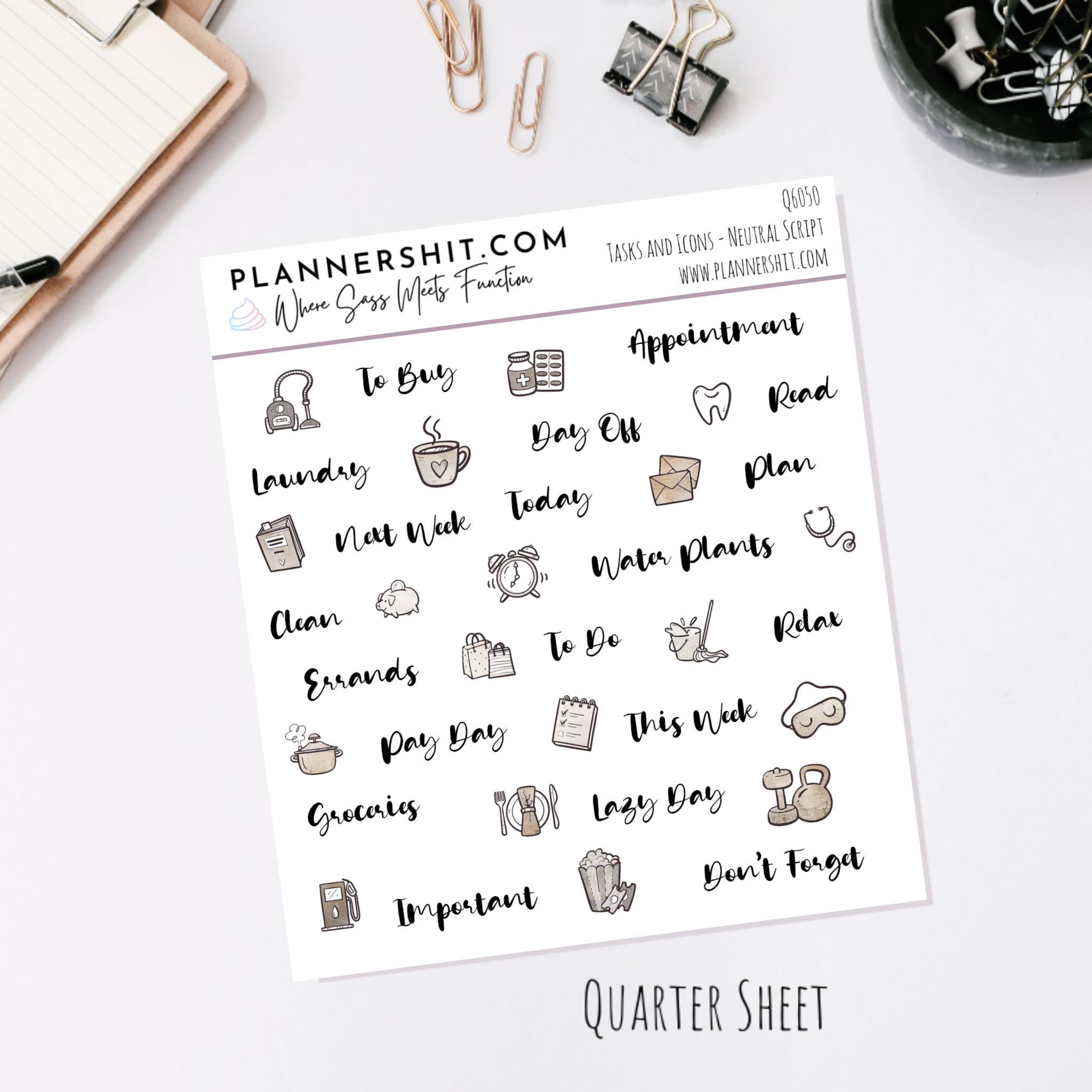 Neutral Script (Watercolor Essentials)