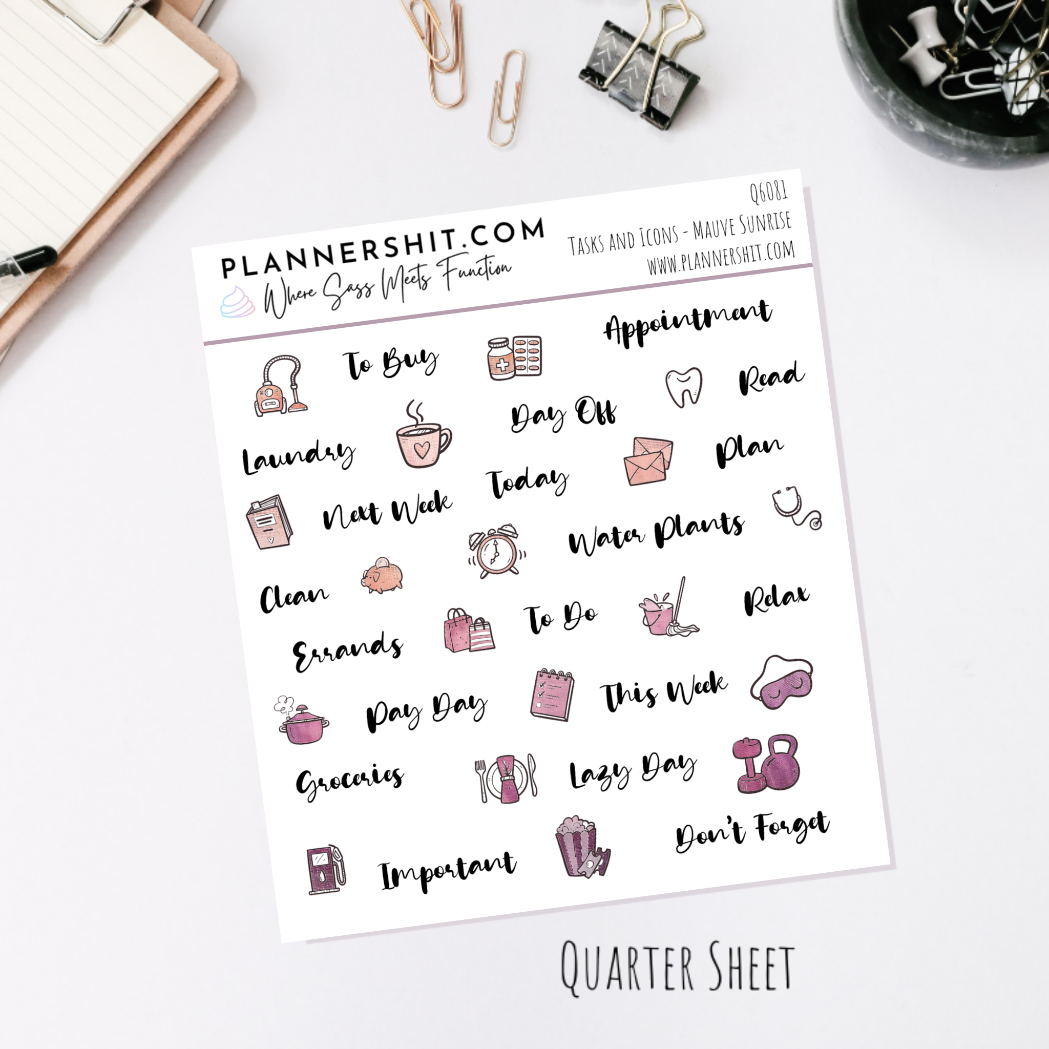 Mauve Sunrise (Watercolor Essentials)