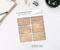 Functional Quarter Sheet - Boxes - Fall Script