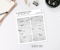 Functional Quarter Sheet - Boxes - Bats