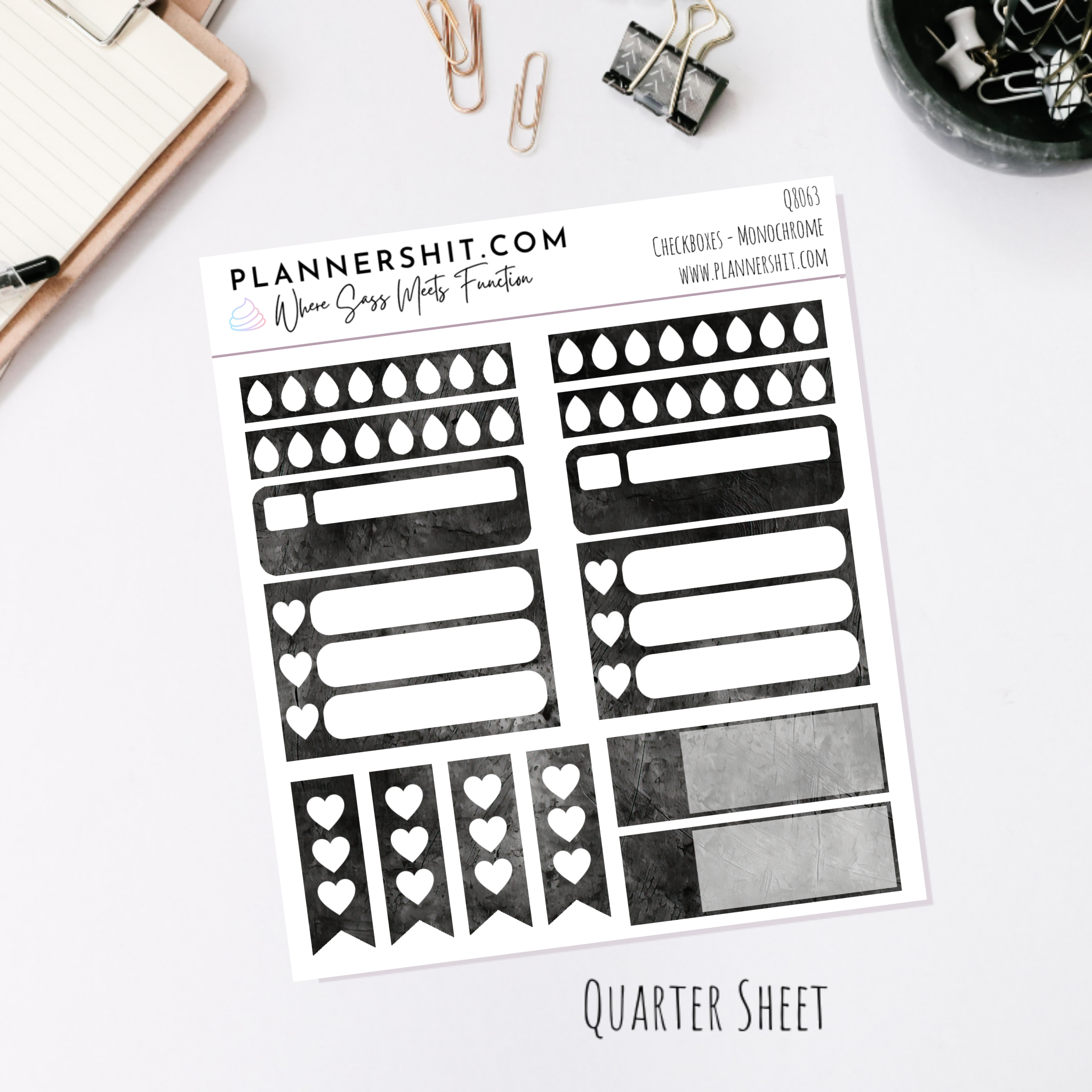 Monochrome Beauty - Watercolor Essentials