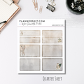 Functional Quarter Sheet - Boxes - Neutral Christmas