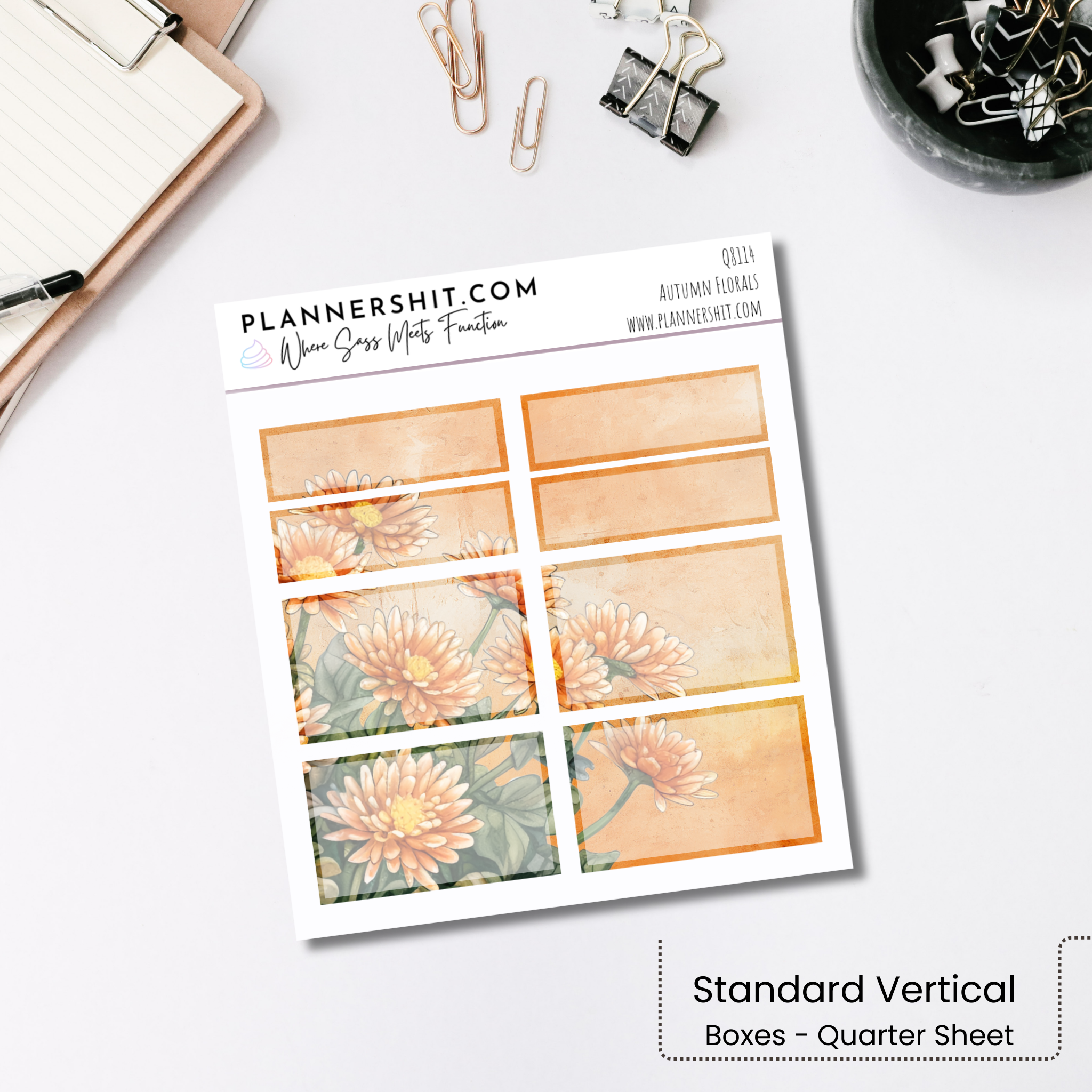 Autumn Florals (Standard Vertical)