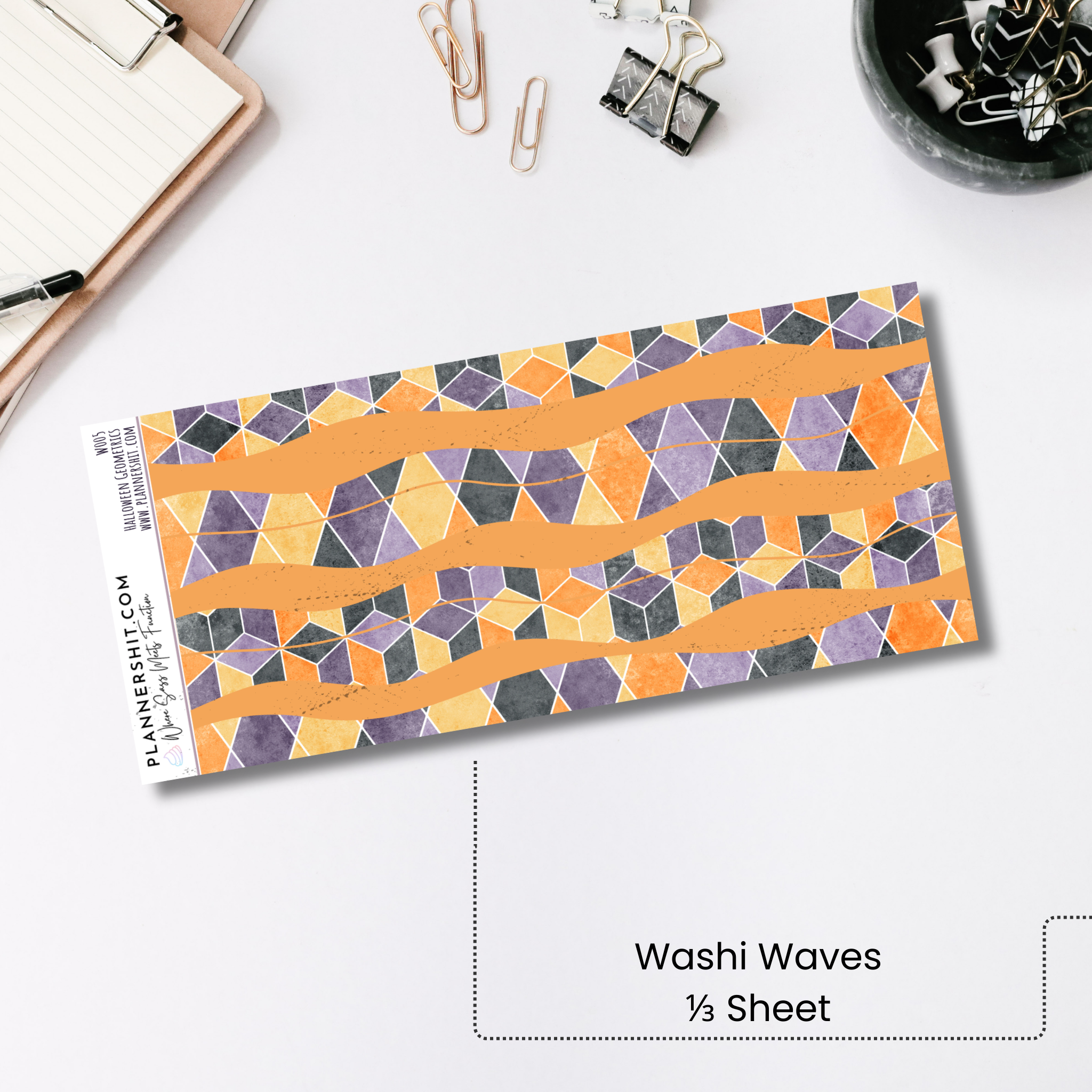 Washi Waves - Halloween Geometrics