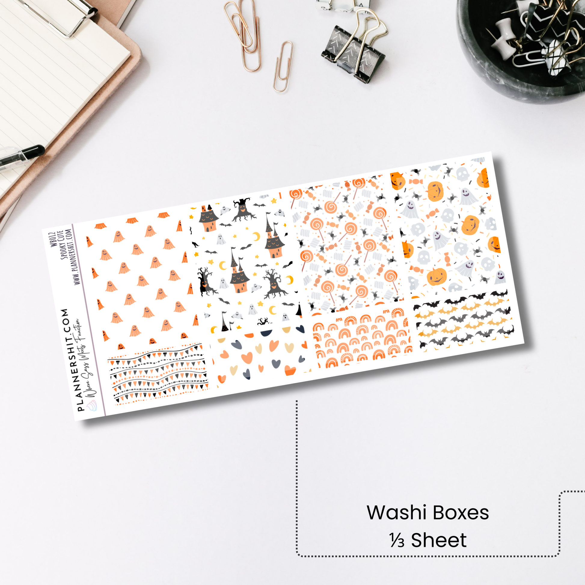 Washi Boxes - Spooky Cute