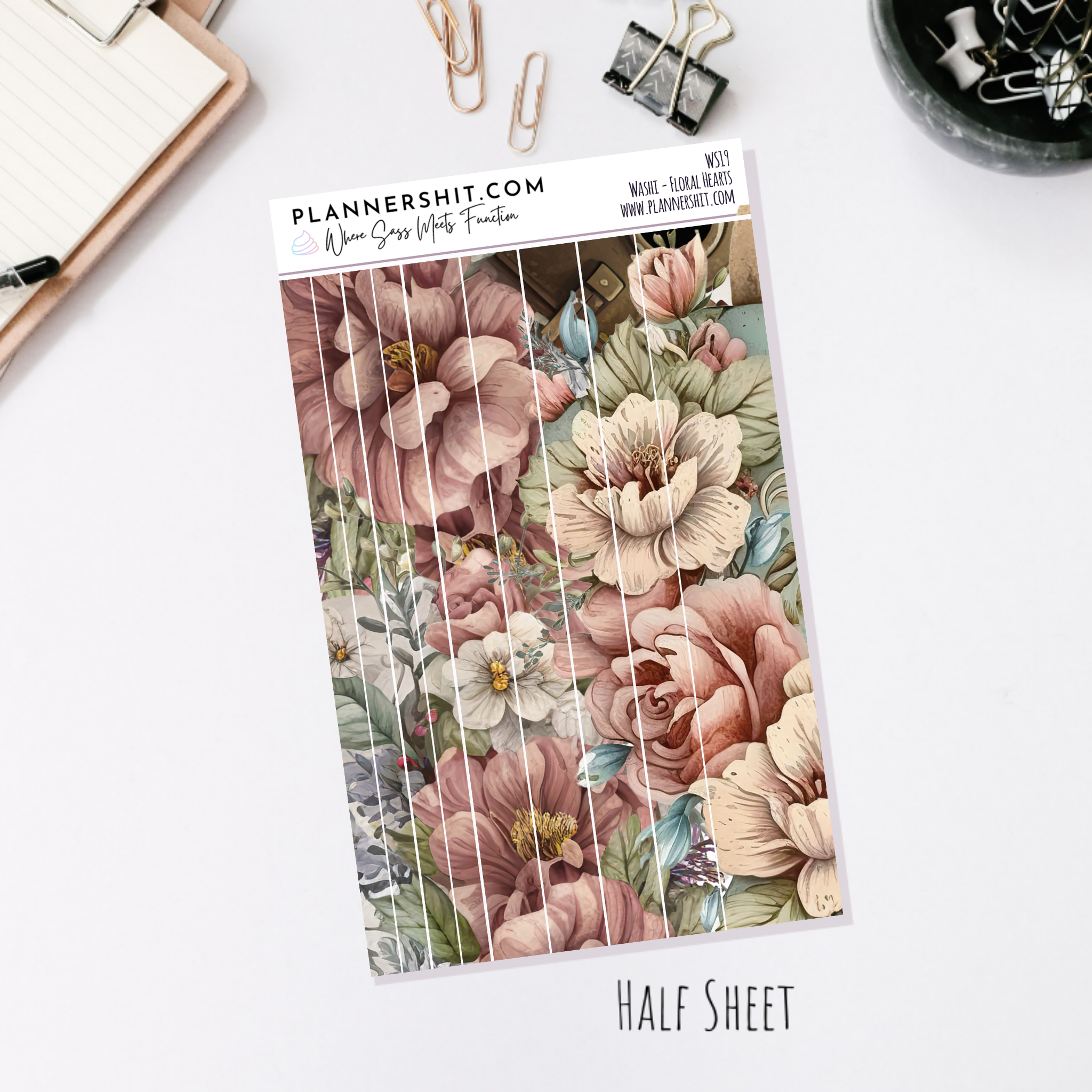 Floral Hearts (Standard Vertical)