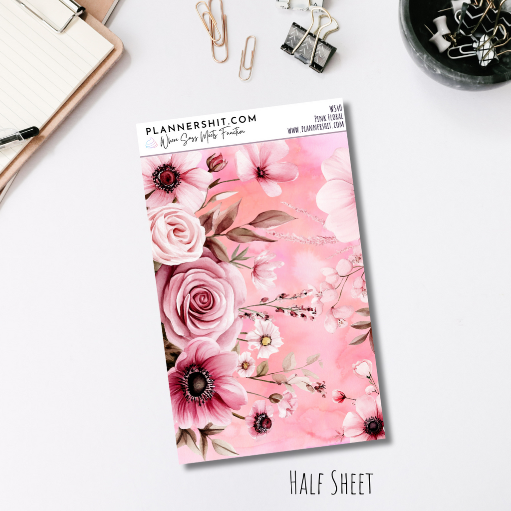 Washi Strips - Pink Writing Weekly