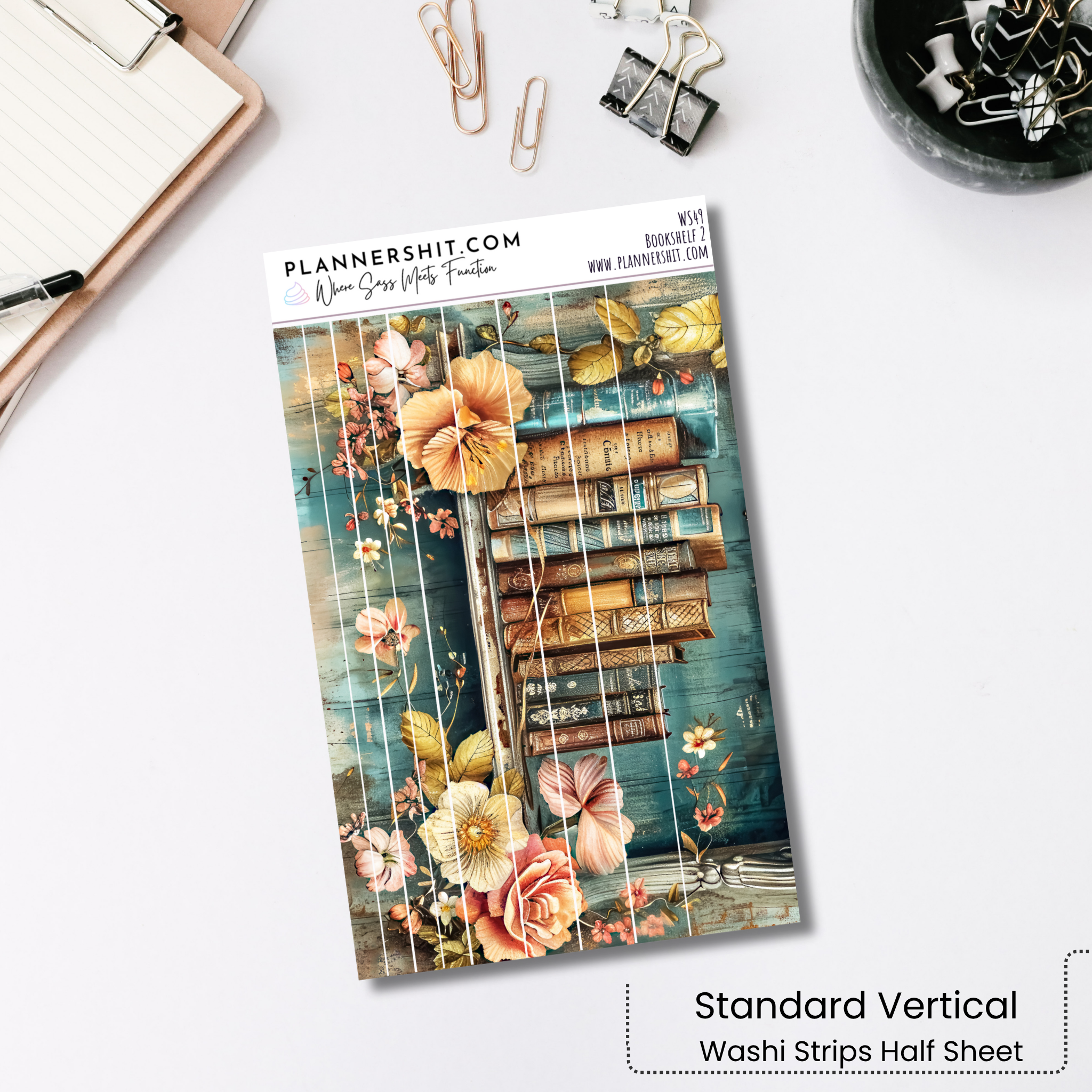 Washi Strips - Bookshelf 2