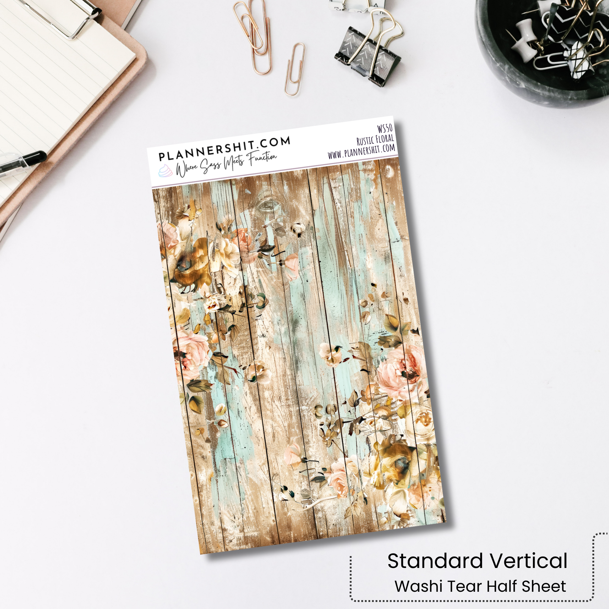 Washi Strips - Rustic Floral