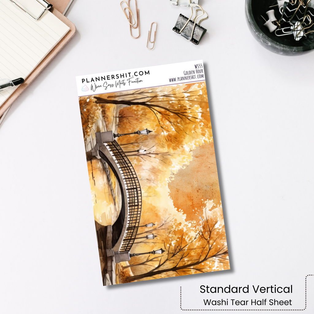 Half Sheet Weekly Mini Kit - Golden Hour