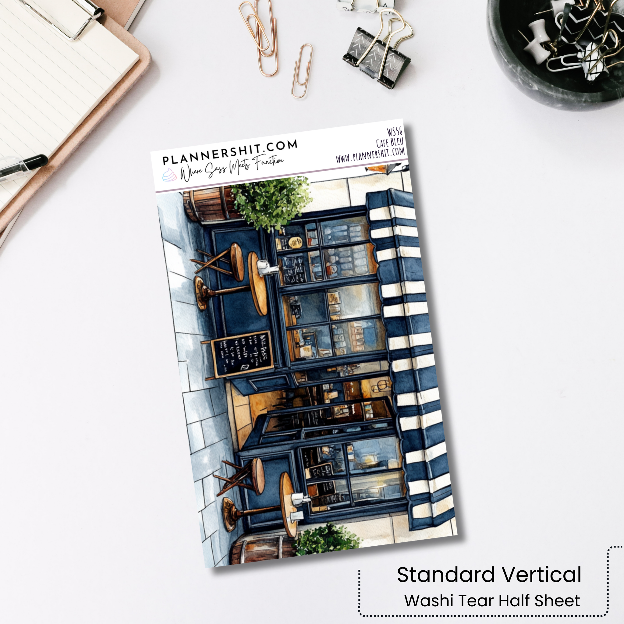 Cafe Bleu (Standard Vertical)