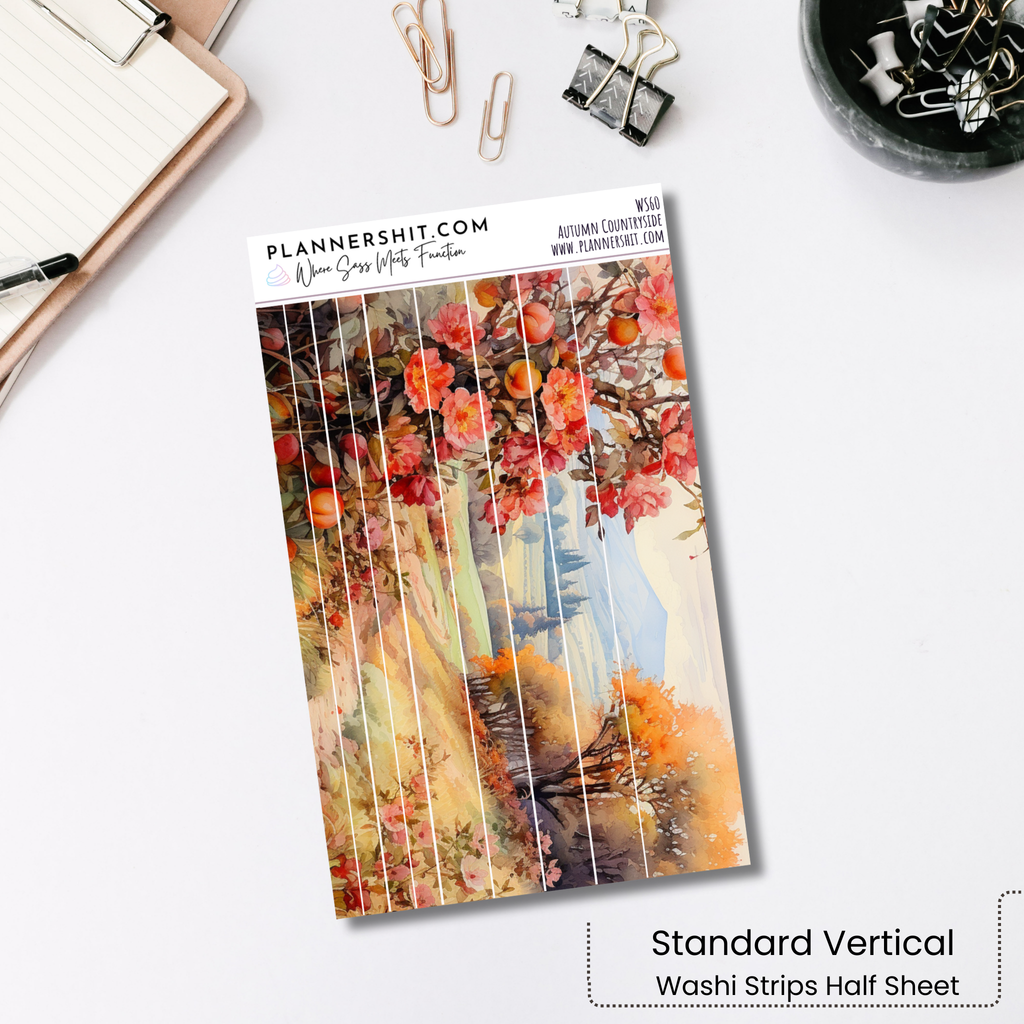 Washi Strips - Autumn Countryside
