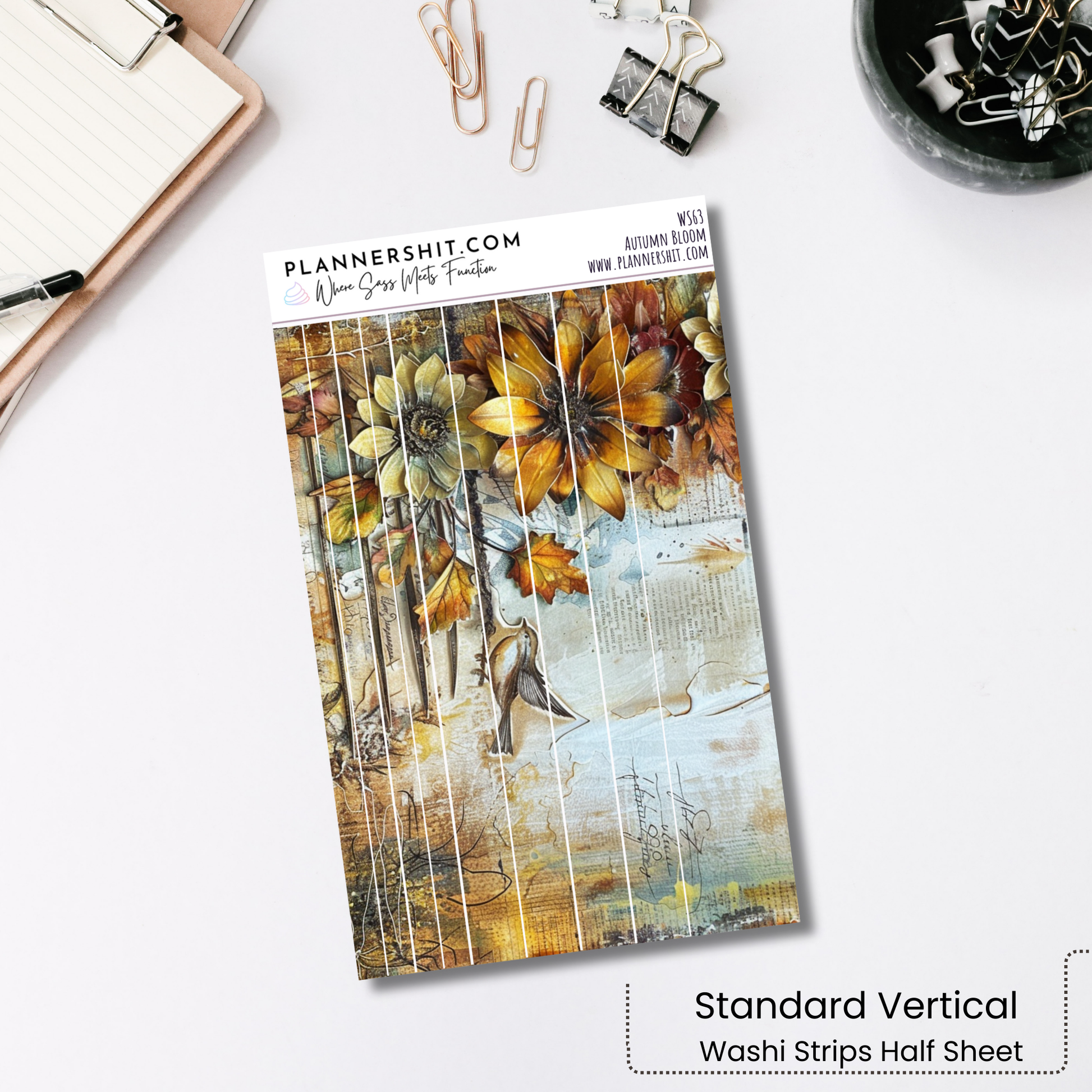Washi Strips - Autumn Bloom