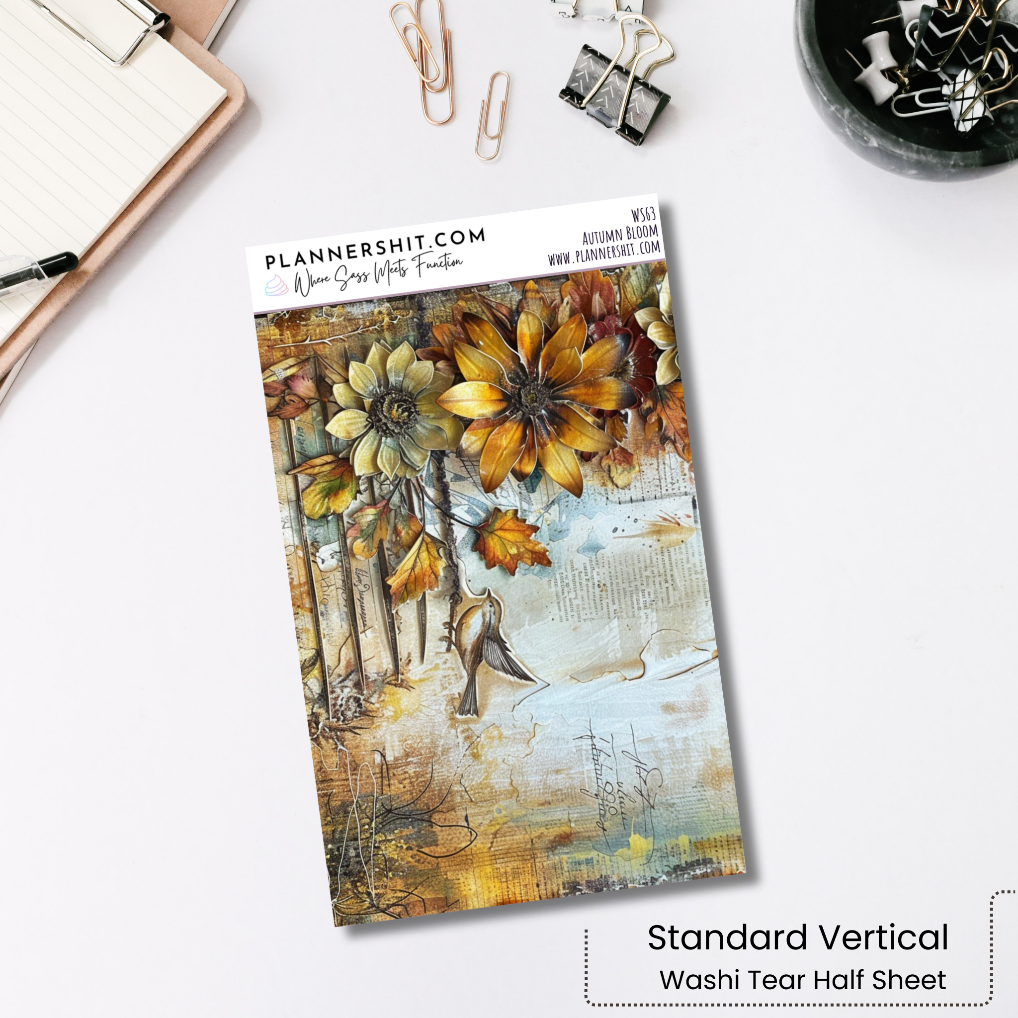 Washi Strips - Autumn Bloom