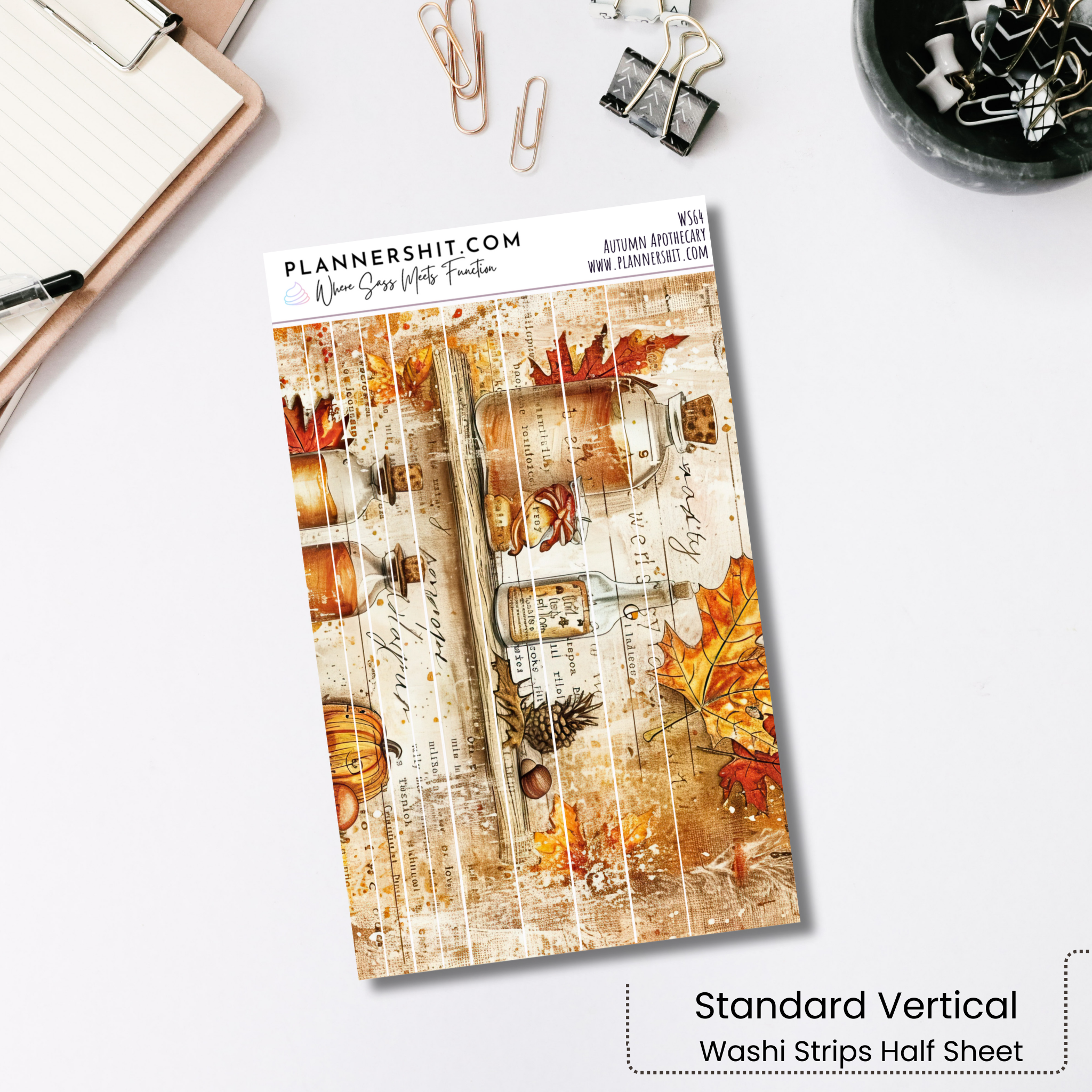 Washi Strips - Autumn Apothecary