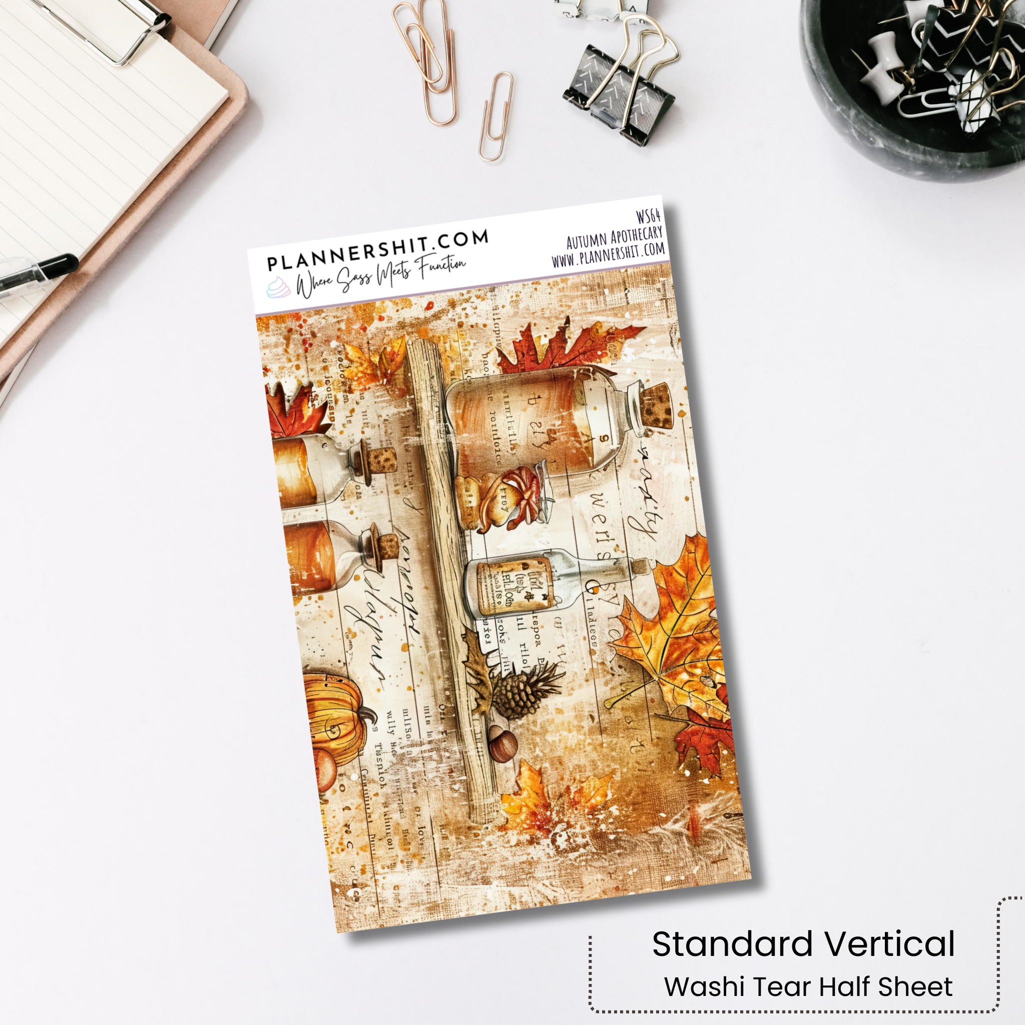 Washi Strips - Autumn Apothecary