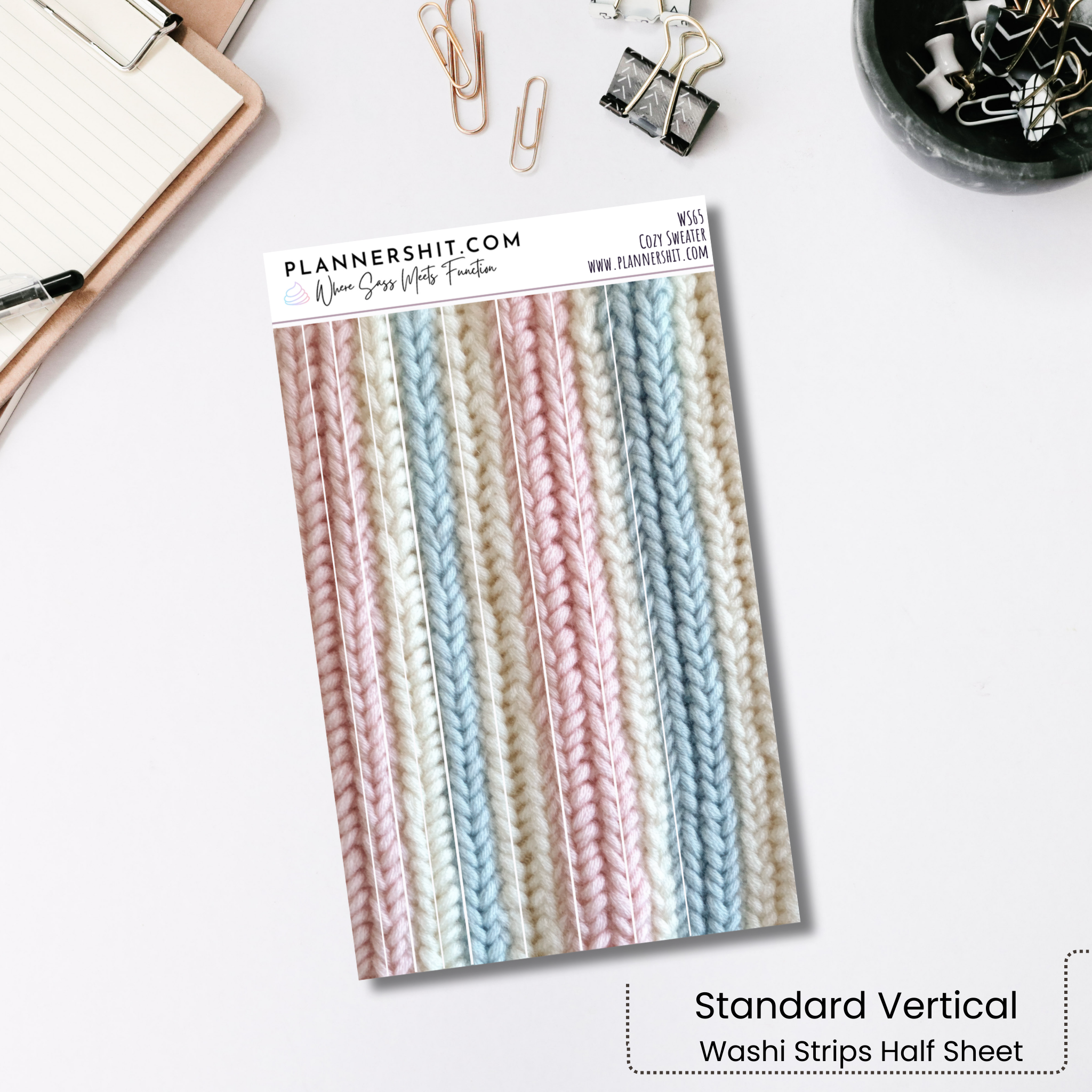 Washi Strips - Cozy Sweater