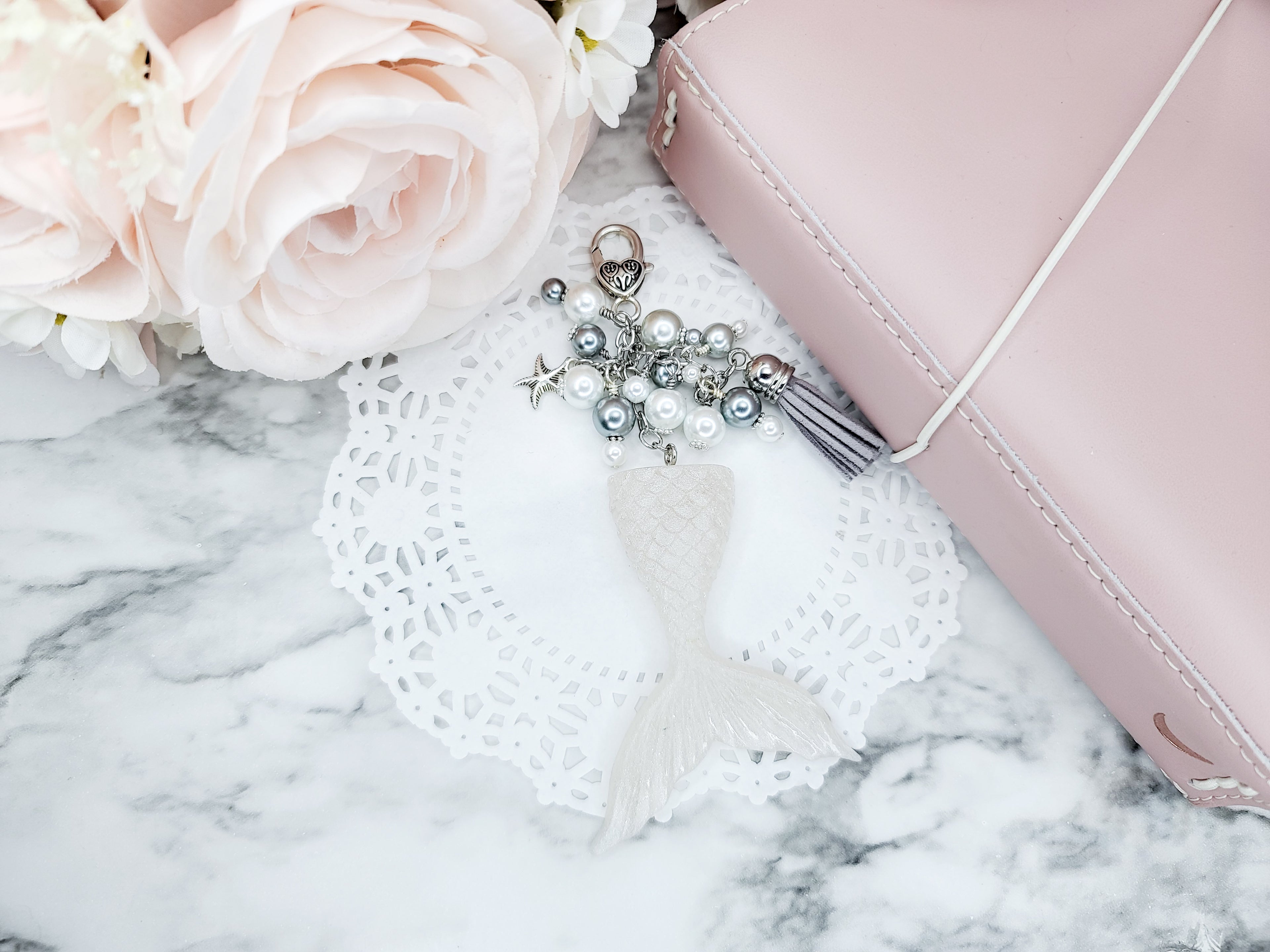 Deluxe Dangle - Mermaid Tail (Ivory)