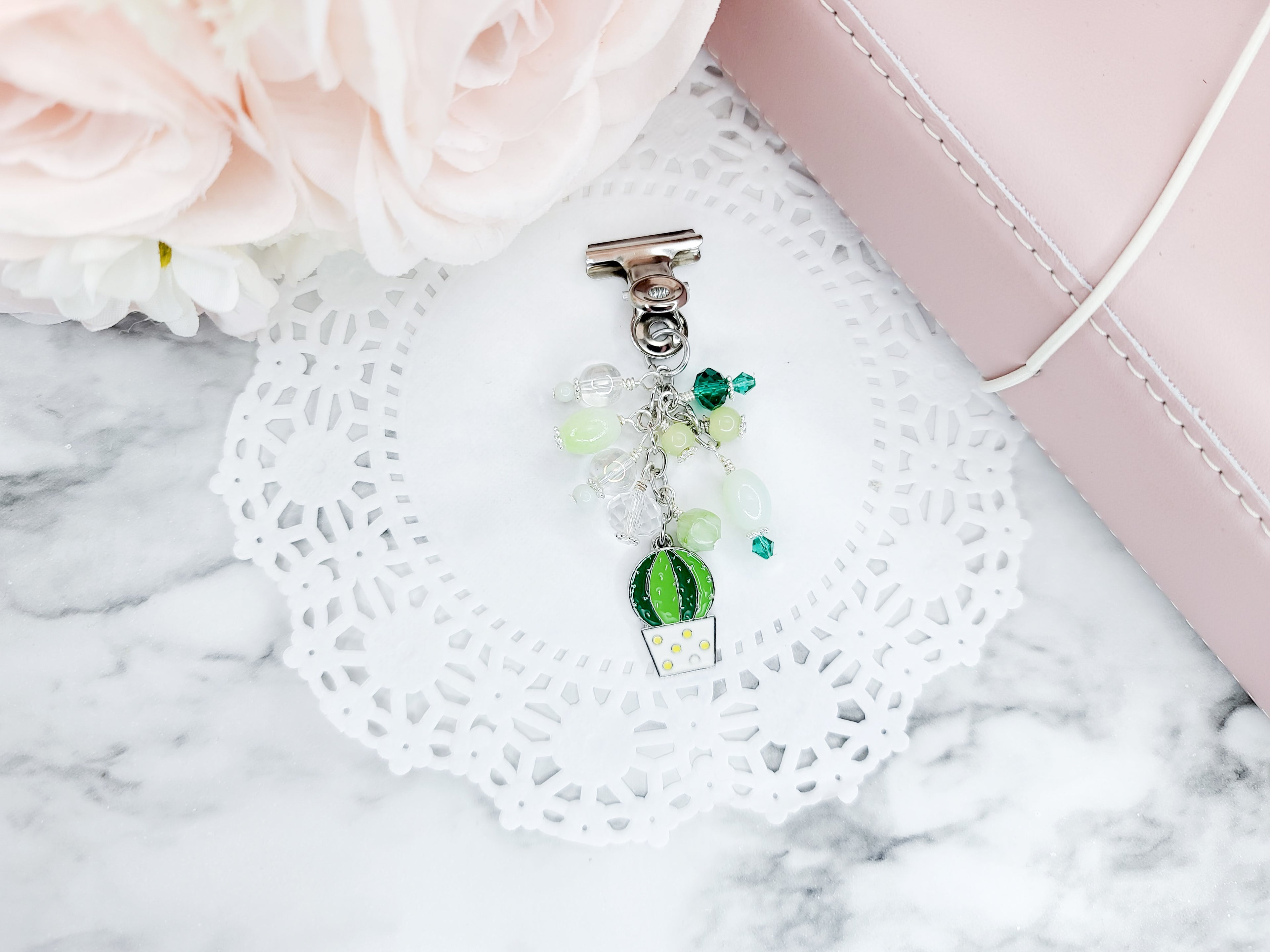 Binder Clip - Cactus