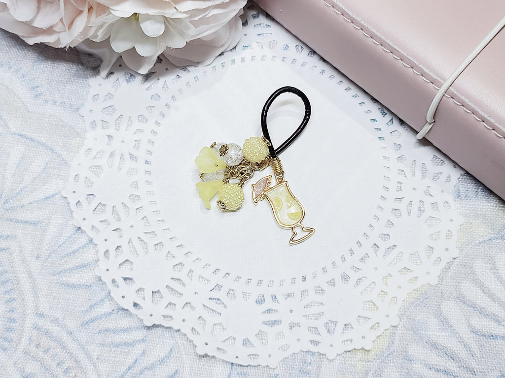 Beaded Bookmark - Lemonade