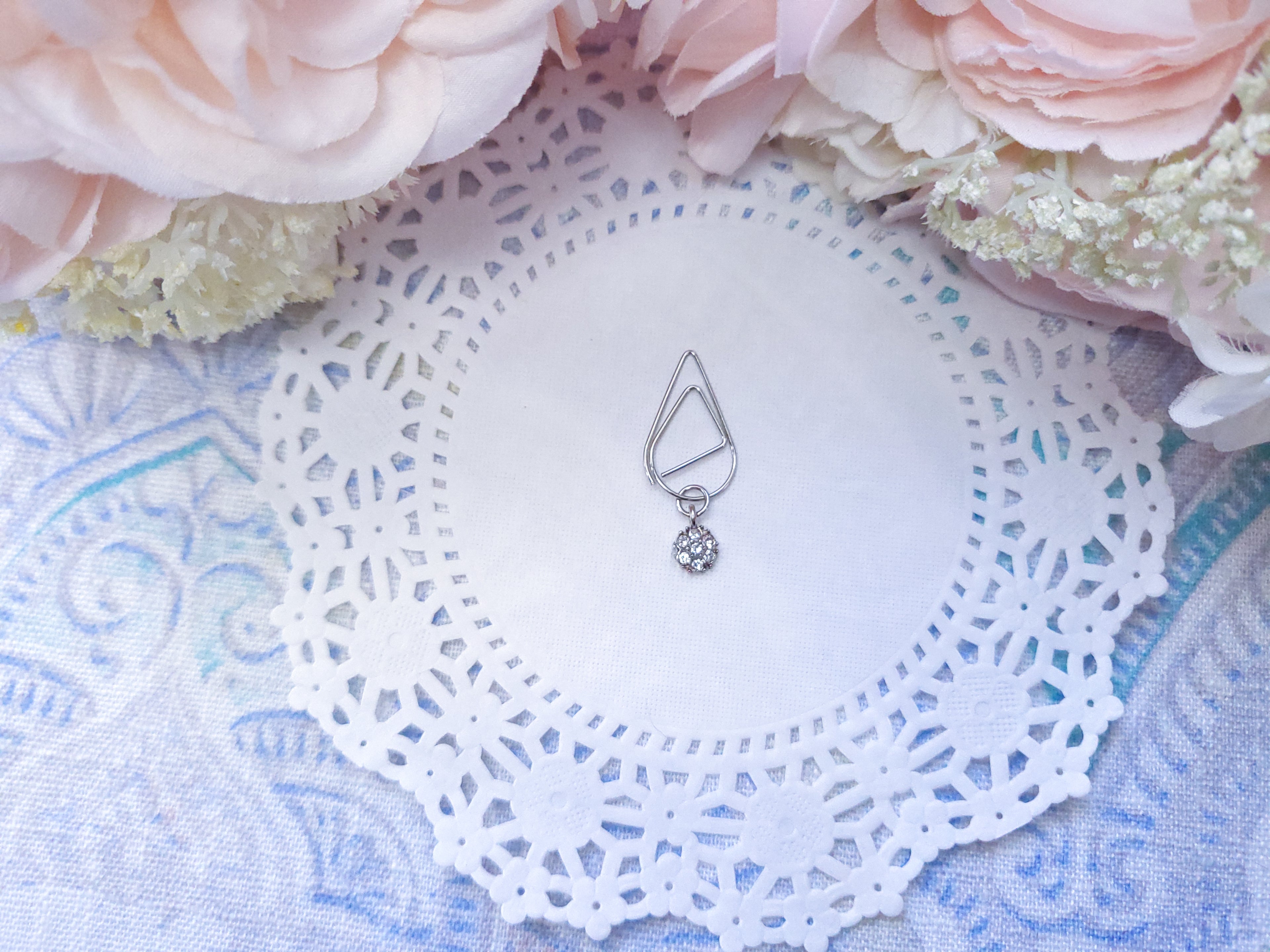 Charmed Paperclip - Rhinestone