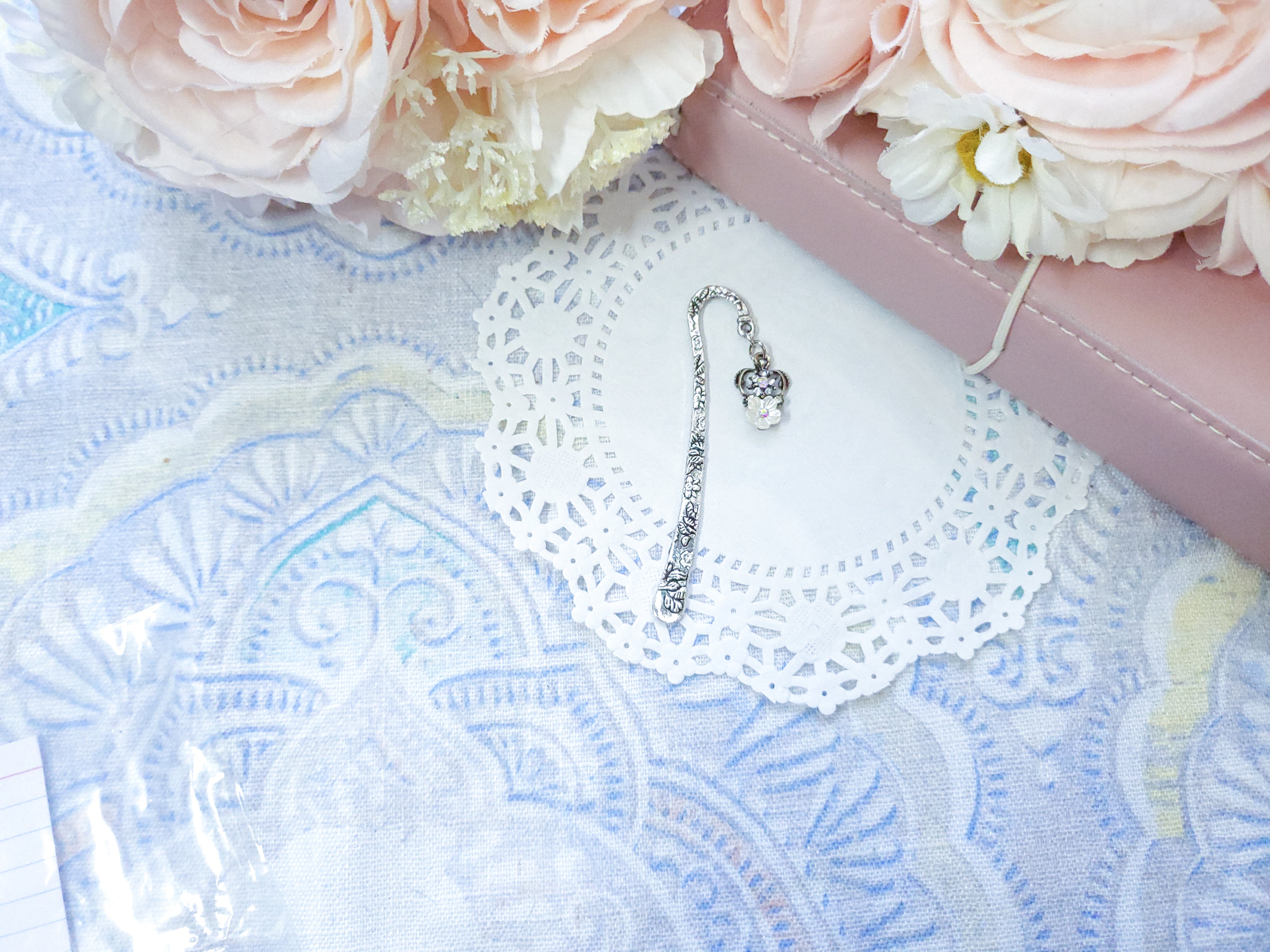 Metal Bookmark - Vintage Floral