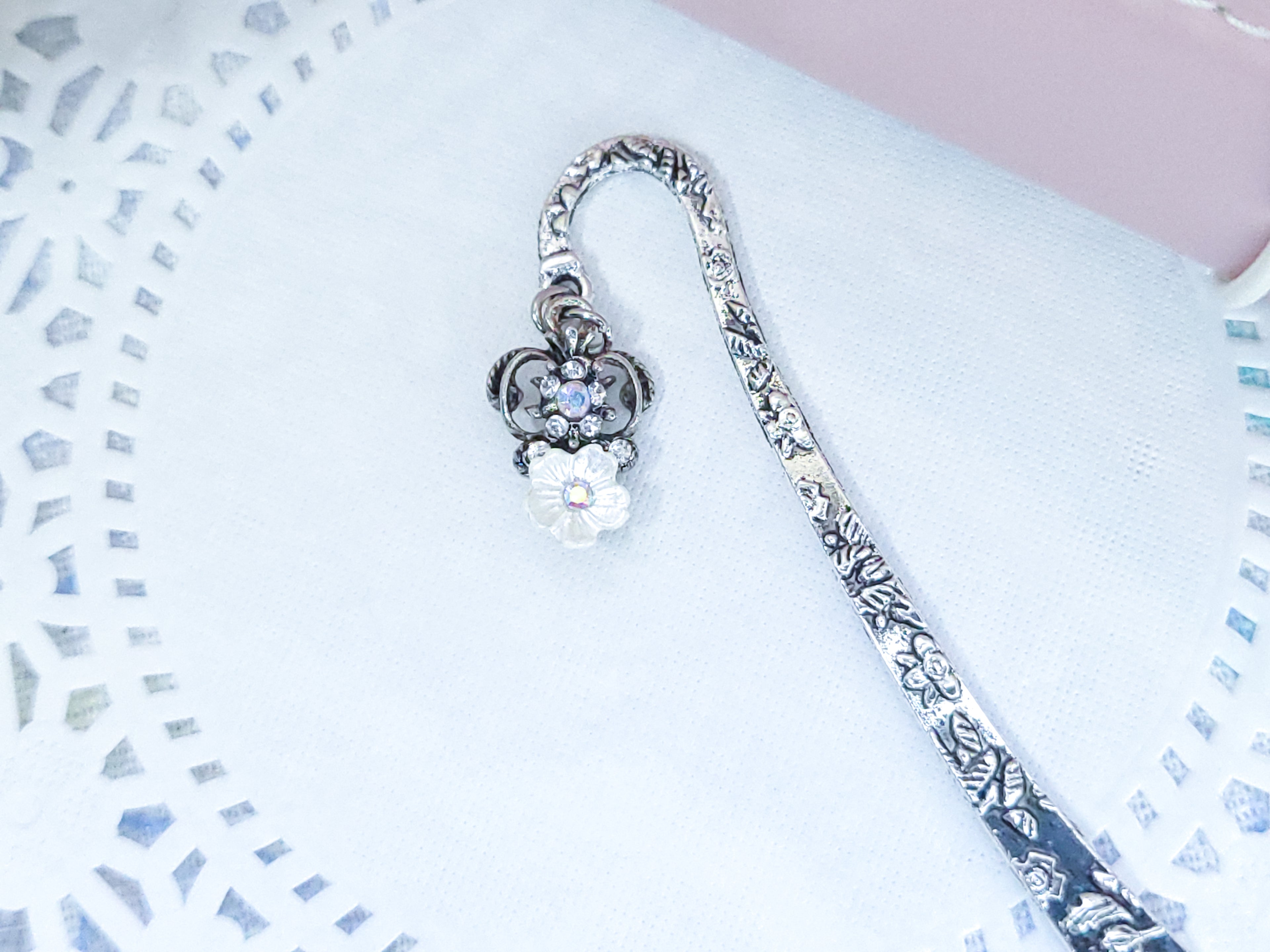 Metal Bookmark - Vintage Floral