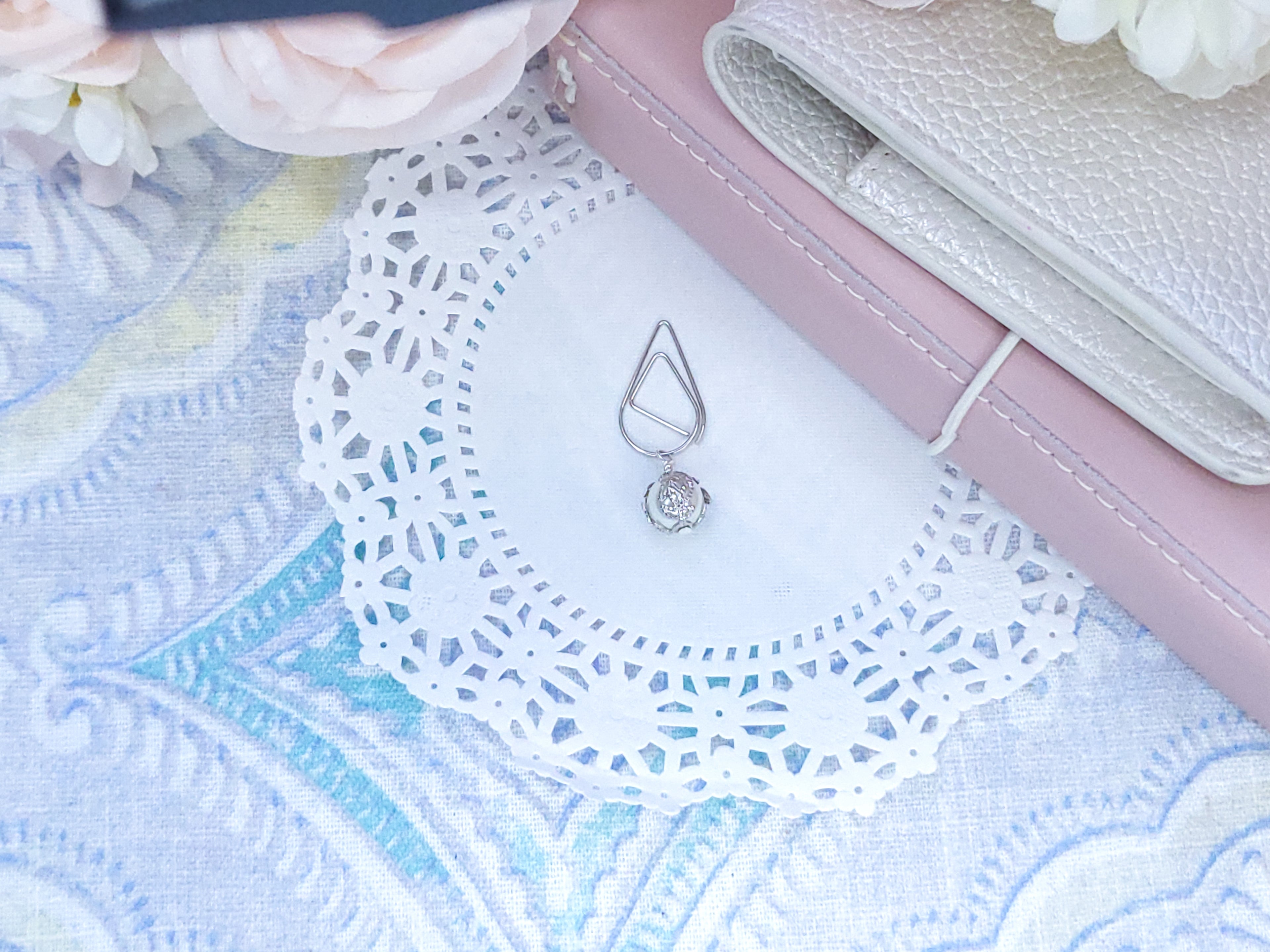 Charmed Paperclip - Pearl