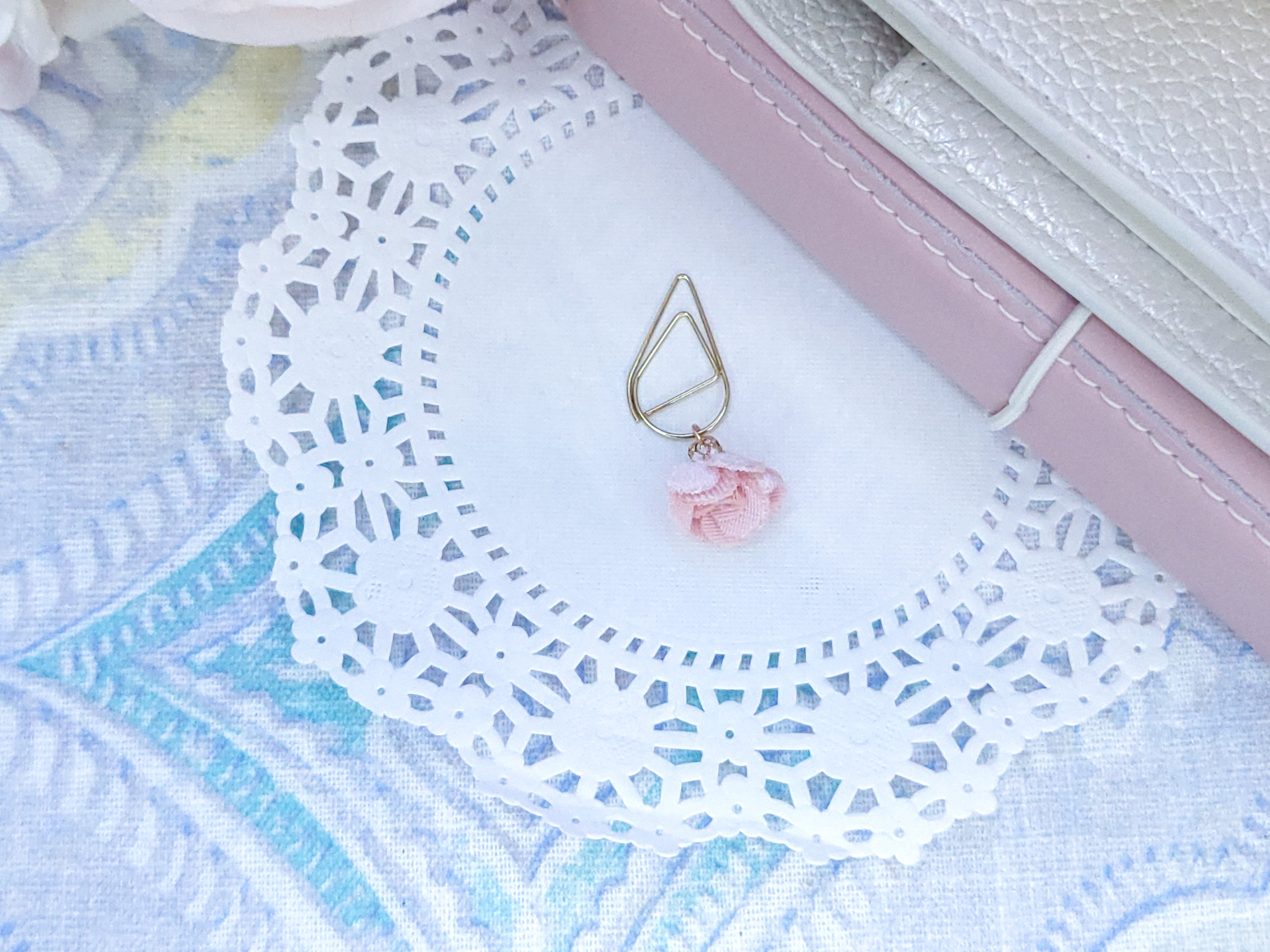 Charmed Paperclip - Velvet Flower